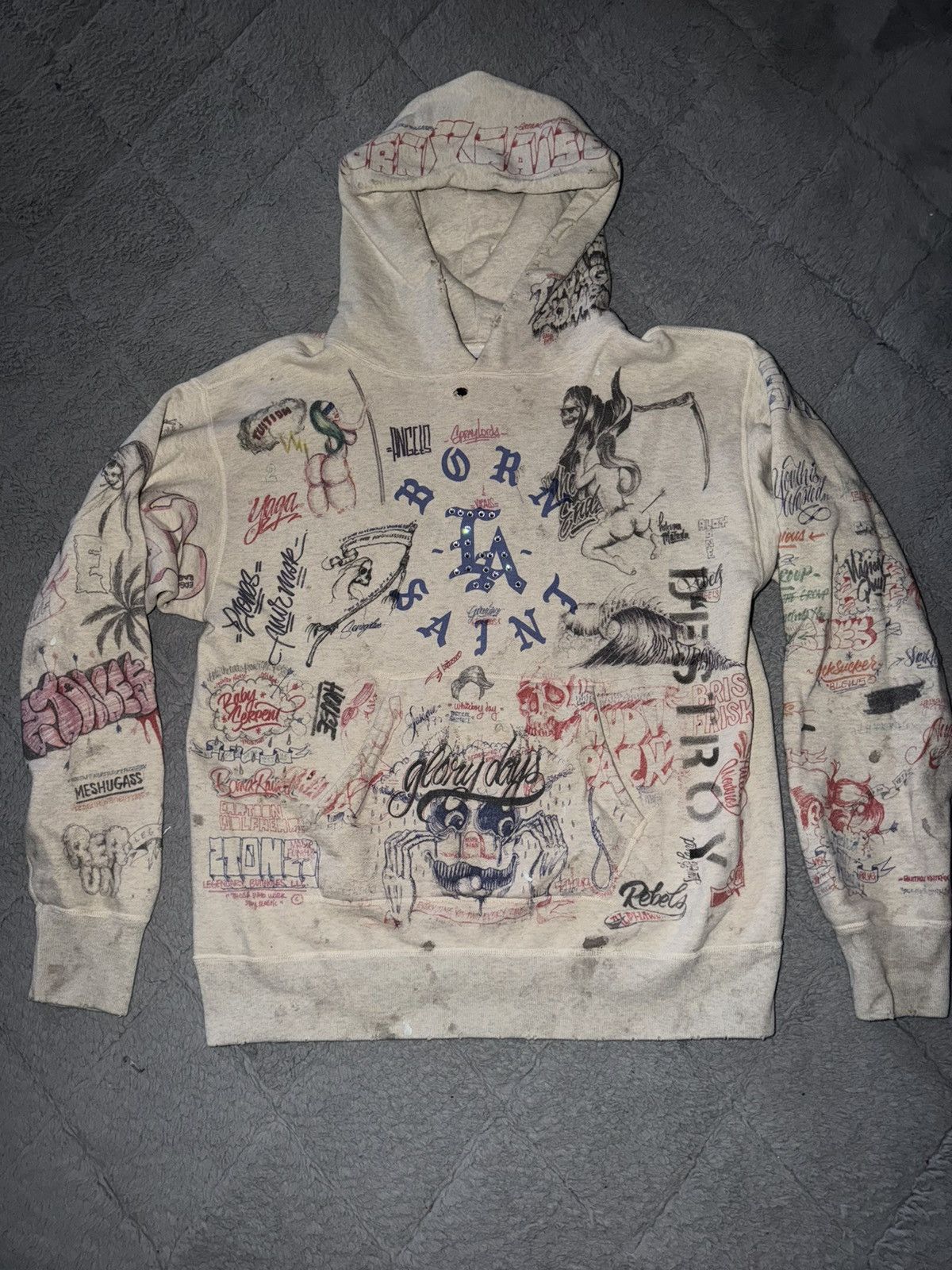 Born X Raised × Saint Michael Saint Michaels x Born X Raised Hoodie Size US L / EU 52-54 / 3 - 1 Thumbnail