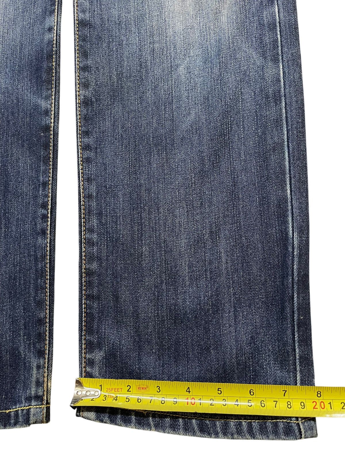 Edwin Vintage Edwin 402 Blue Faded Wash Distress Style Jeans Size US 30 / EU 46 - 17 Thumbnail