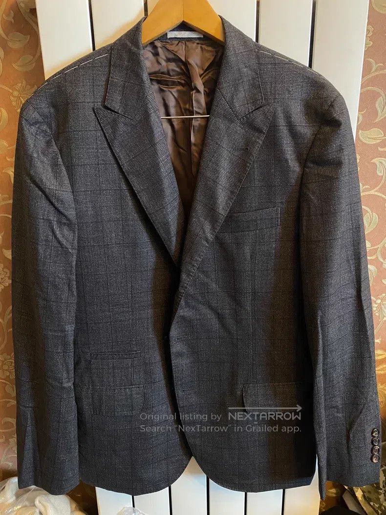 Brunello Cucinelli Brunello Cucinelli 99% wool and 1% elastic fiber blended s Size 50L - 1 Thumbnail