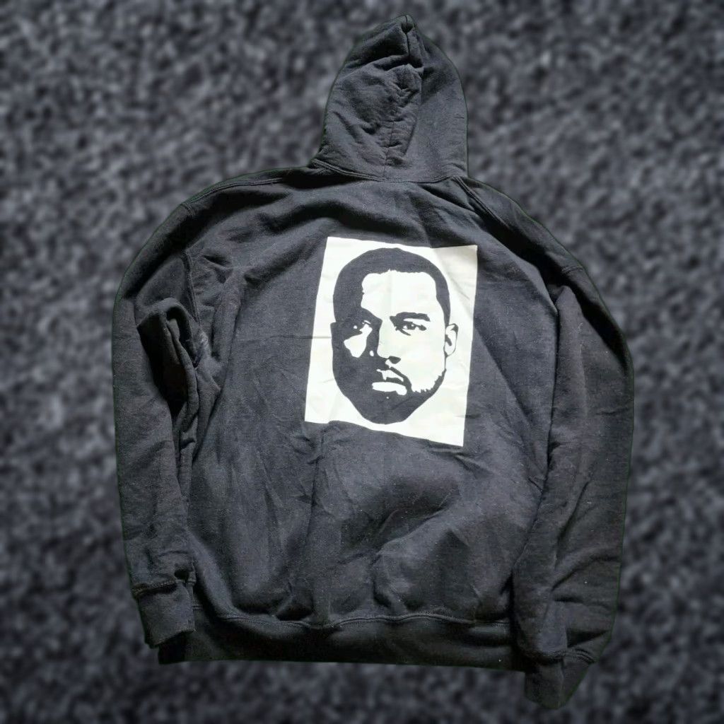 Doublet Kanye West JESUS IS KING Double Sided Distressed Hoodie Black XL Mens Size US XL / EU 56 / 4 - 1 Thumbnail