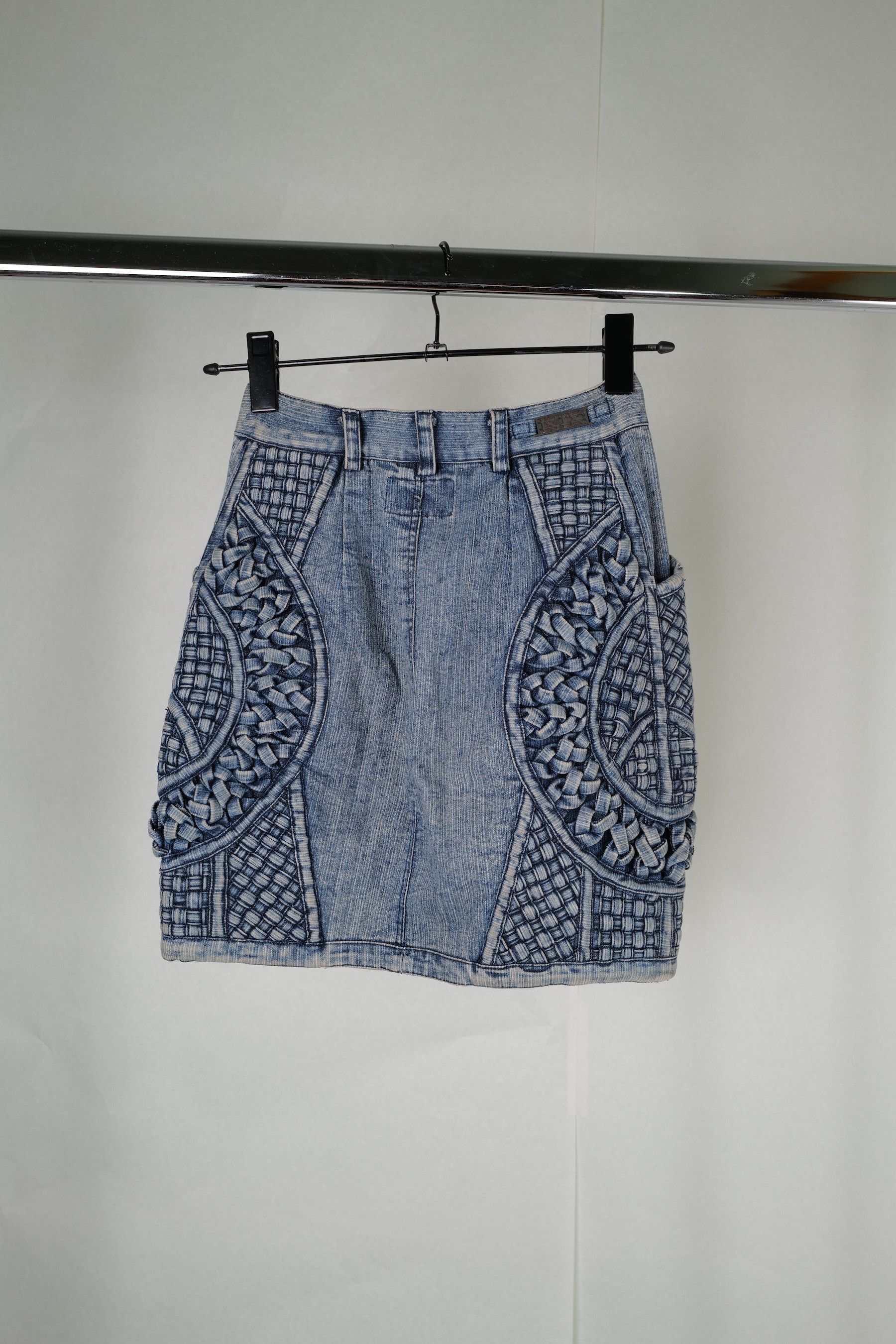 KTZ KTZ PLEATED DENIM SKIRT XS Size 27" / US 4 / IT 40 - 14 Thumbnail