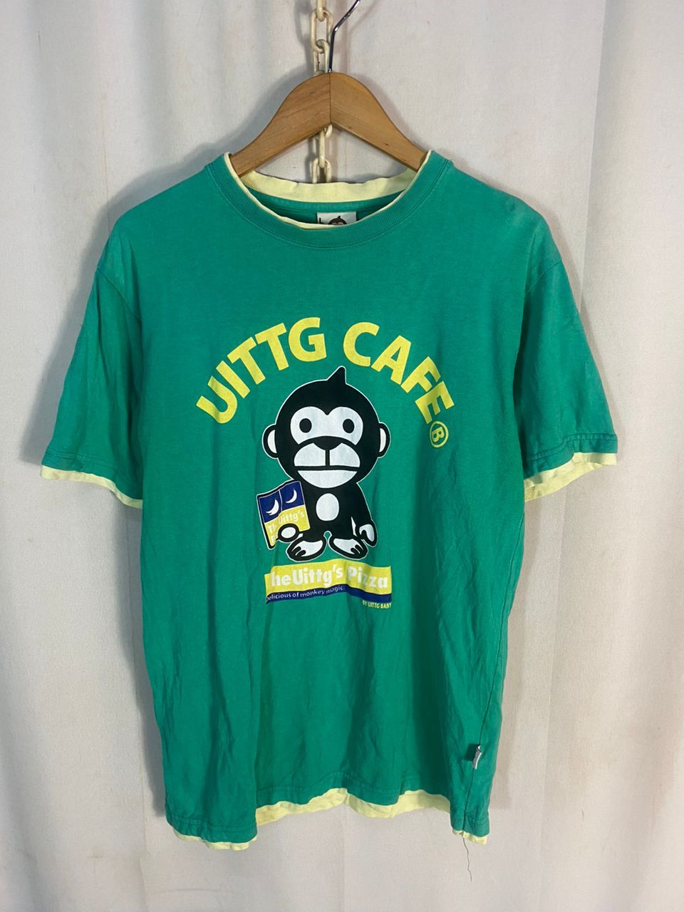 Japanese Brand Uittg baby printed tshirt Size US M / EU 48-50 / 2 - 11 Thumbnail