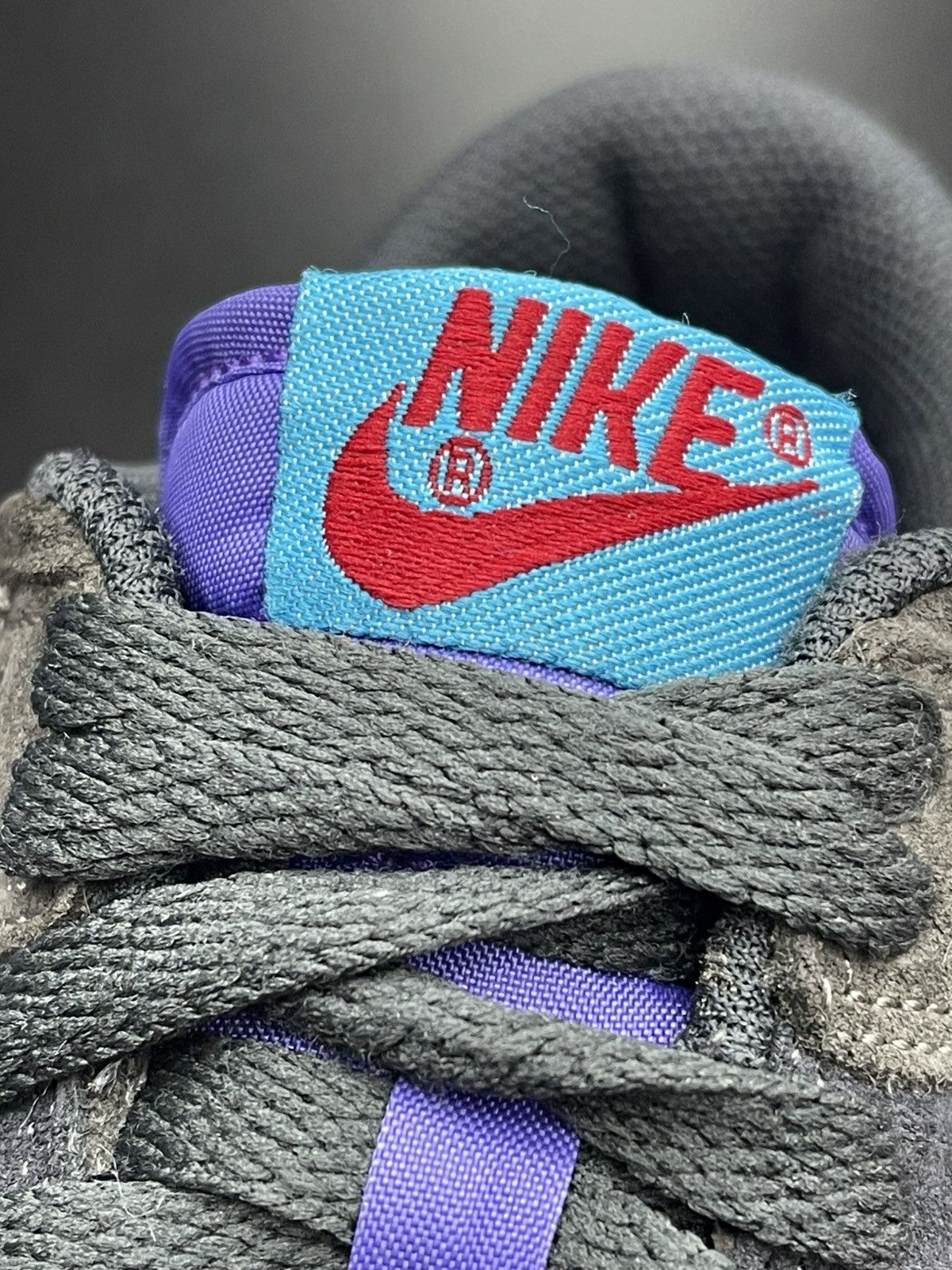 Nike Size 7 - Nike Dunk Low Newsprint Varsity Purple “2007” Size US 7 / EU 40 - 11 Thumbnail