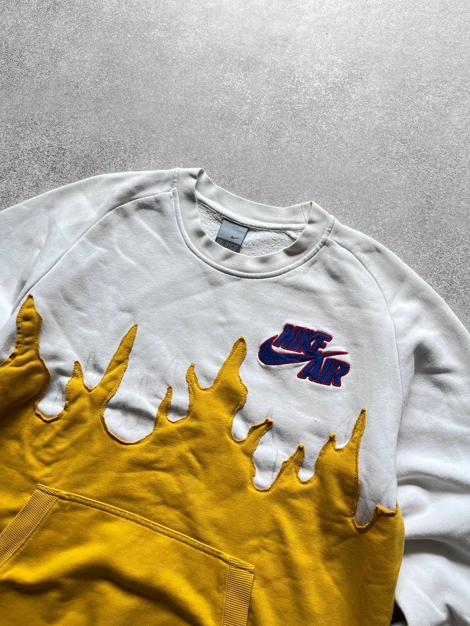 Other Vintage Nike Custom Made Flames Boxy Sweatshirt Y2K L Size US L / EU 52-54 / 3 - 4 Thumbnail