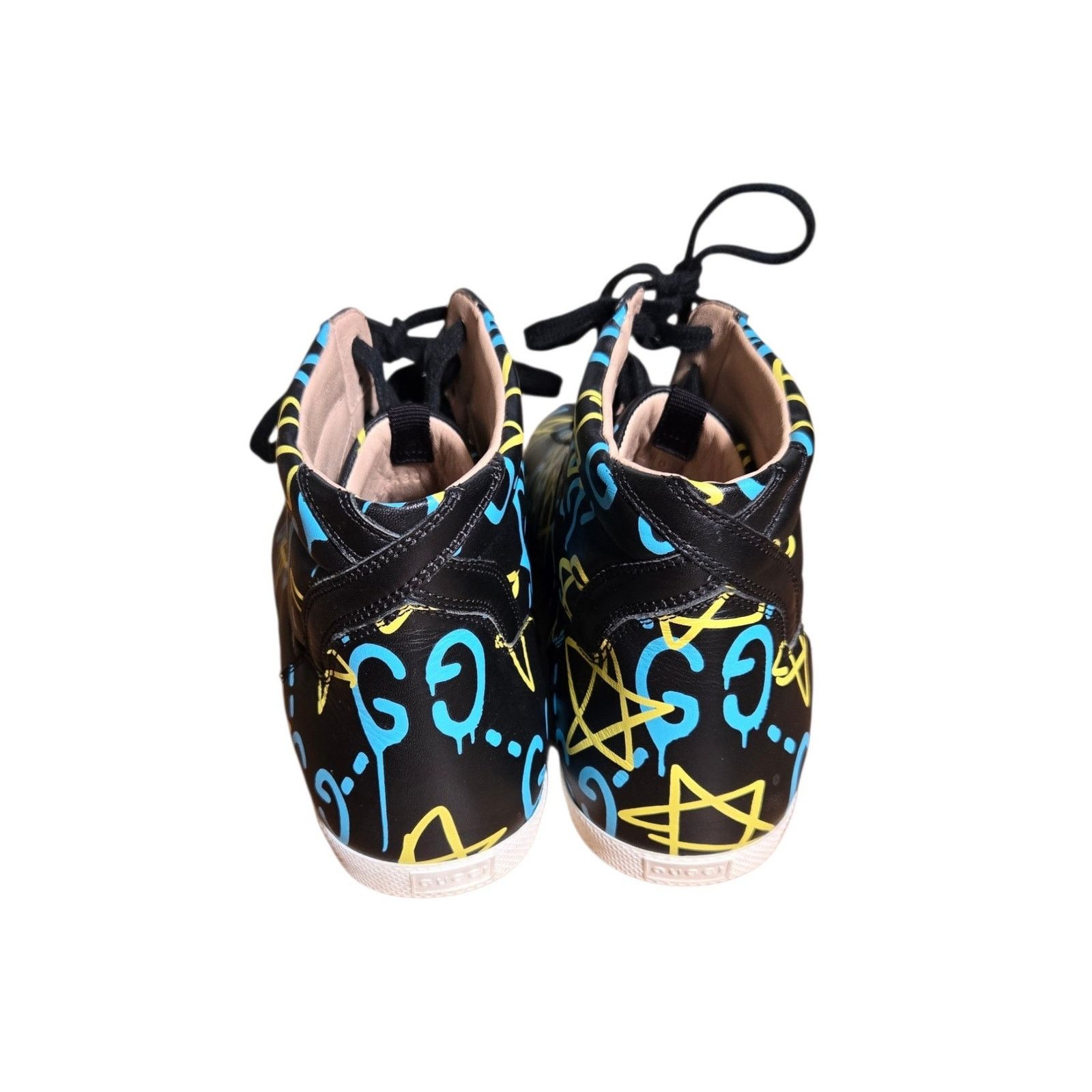 Gucci Gucci High Top Ghost Graffiti Print Limited Edition Sneakers Size US 11 / EU 44 - 7 Thumbnail