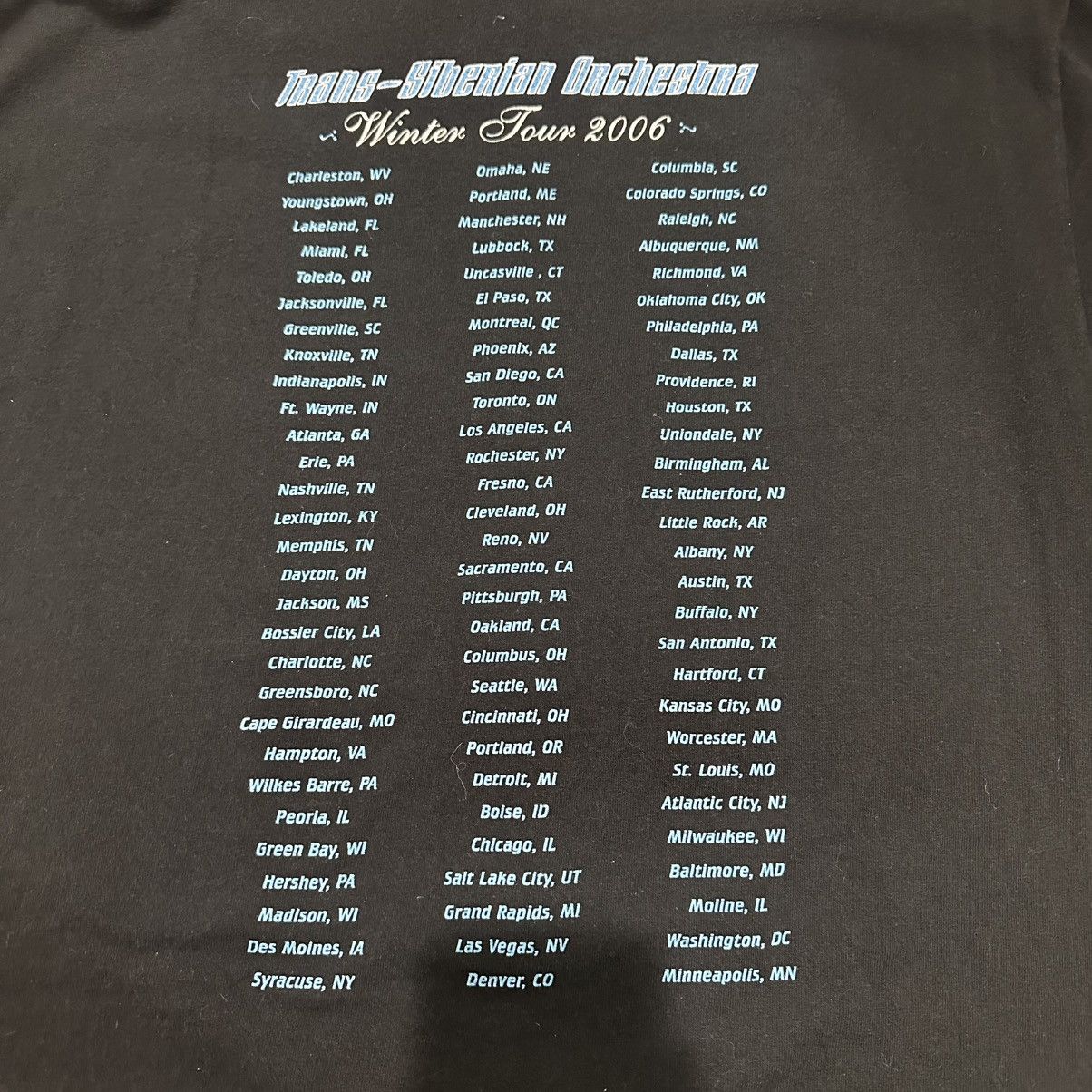 Anvil Vintage Trans-Siberian Orchestra tee Size US XL / EU 56 / 4 - 5 Thumbnail