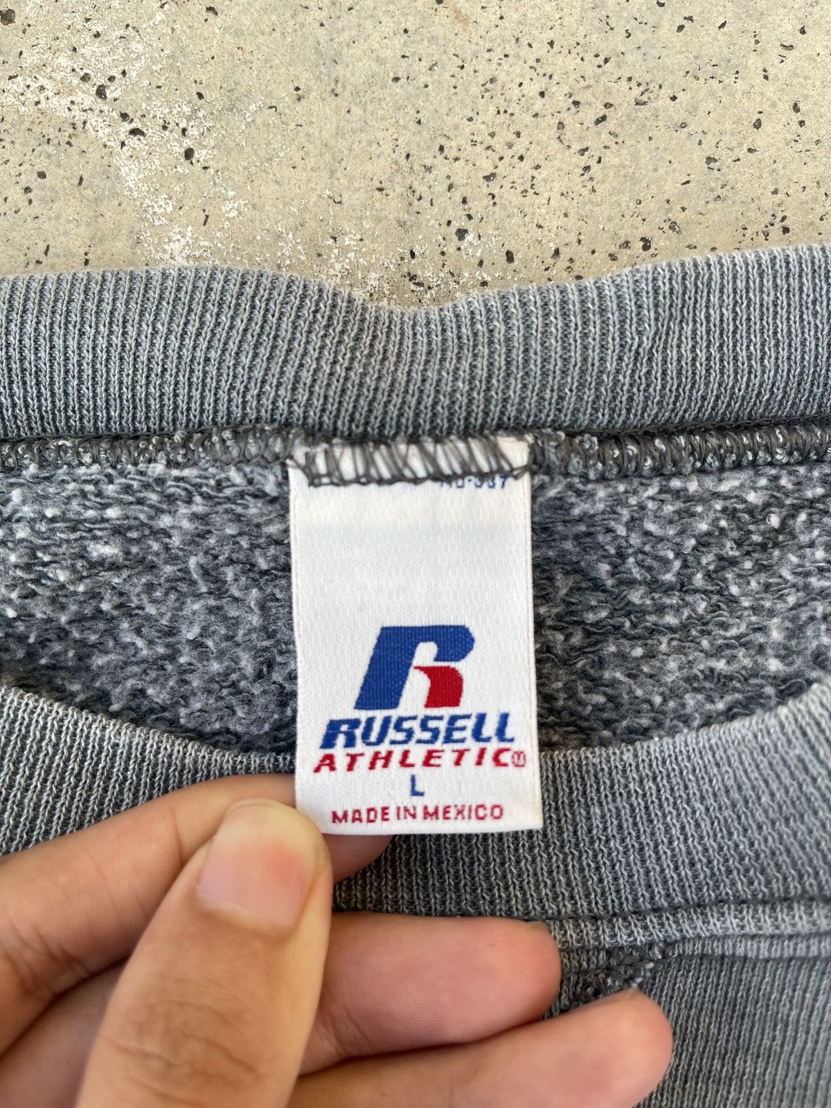 Russell Athletic × Vintage Vintage 90s Russell Athletic Blank Hoodie Size US XL / EU 56 / 4 - 7 Thumbnail
