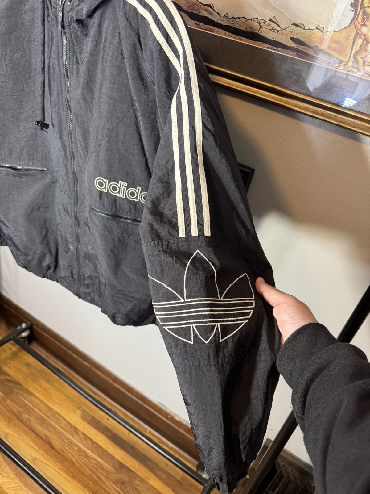 Adidas Vintage Adidas Trefoil Jacket 90s Size US L / EU 52-54 / 3 - 3 Thumbnail
