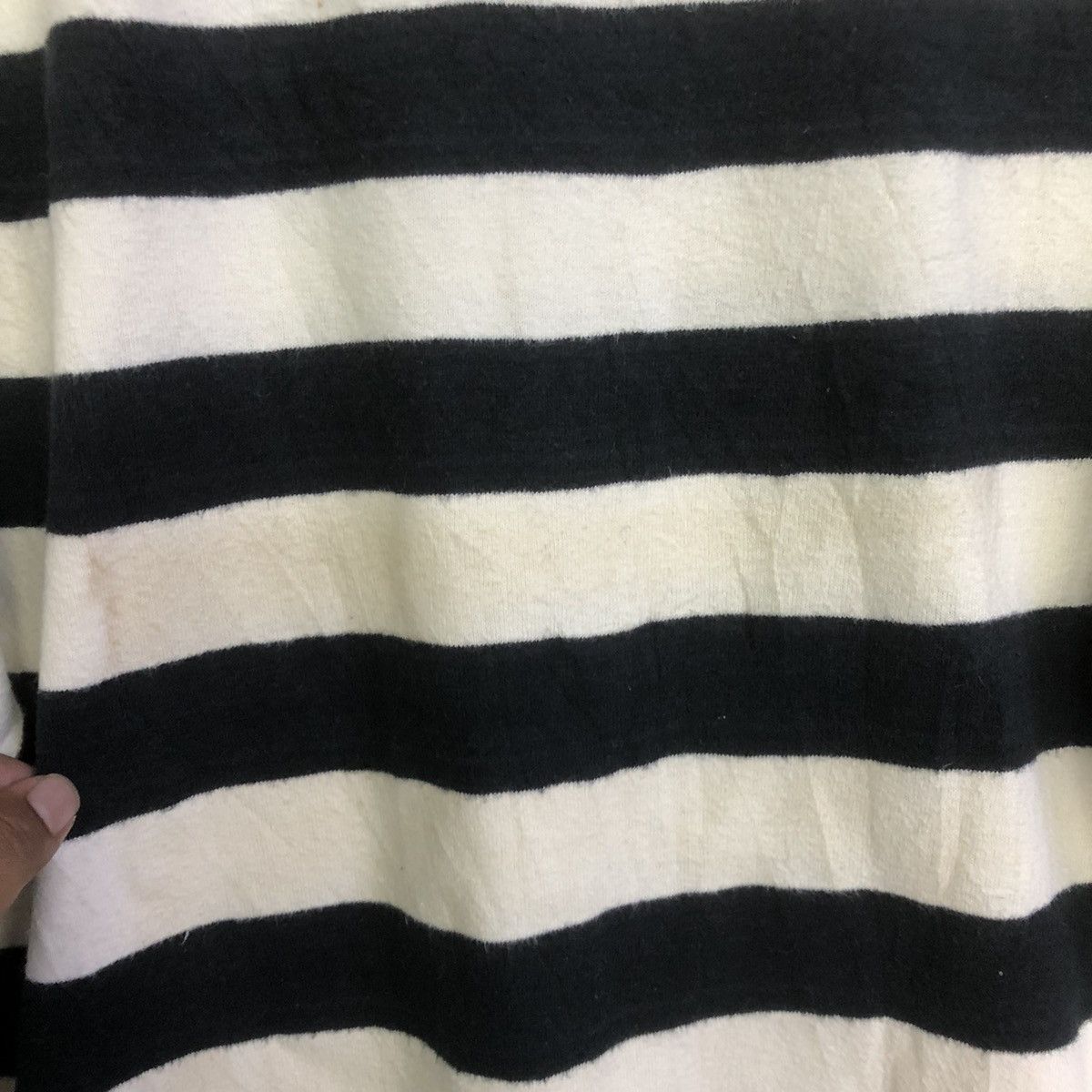 45rpm 45 RPM NORTH MARINE DRIVE STRIPE LONG SLEEVE SHIRT Size US L / EU 52-54 / 3 - 8 Thumbnail