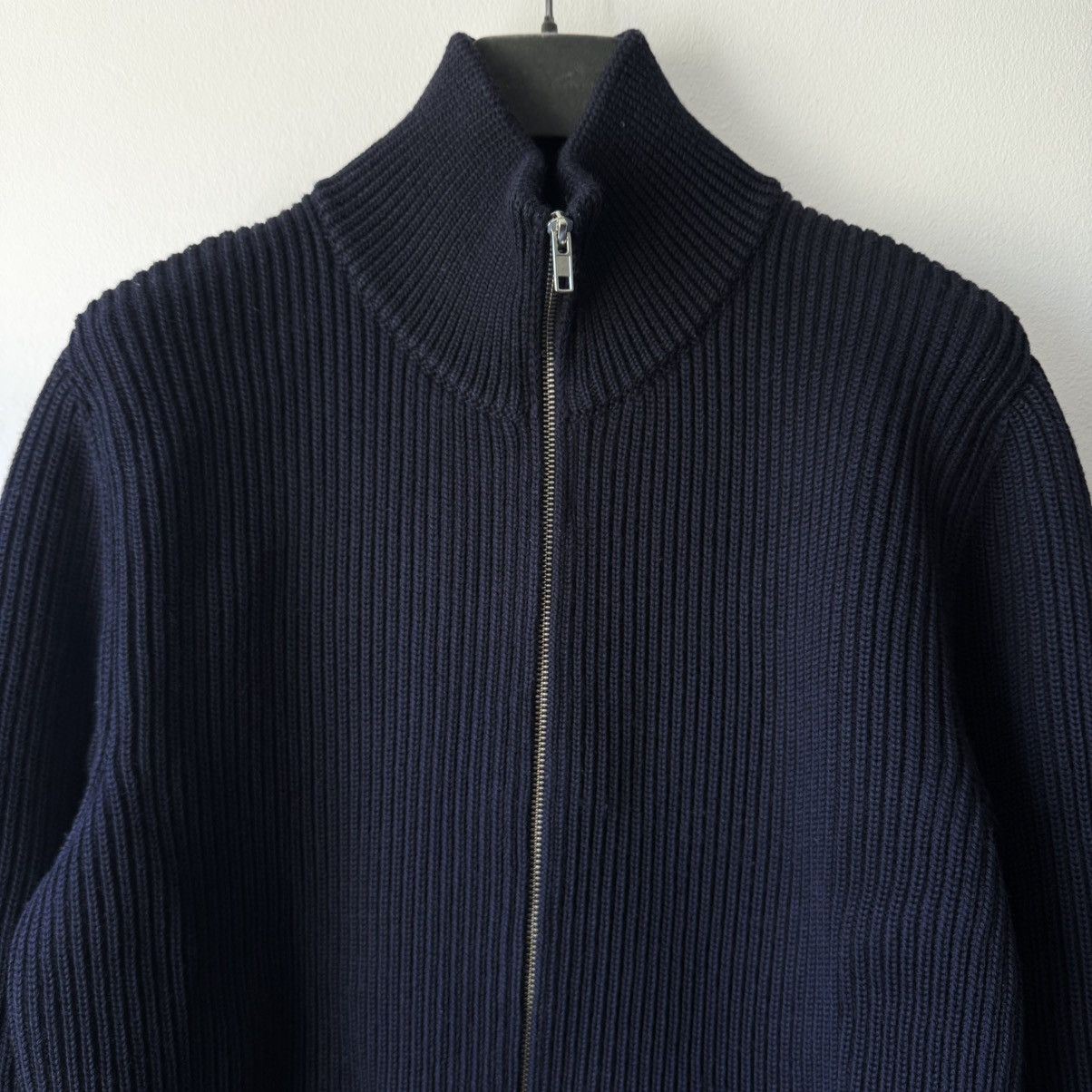 Maison Margiela AW2011 Martin Margiela Wool Zip-Up Drivers/Truckers Knit Size US XL / EU 56 / 4 - 2 Thumbnail