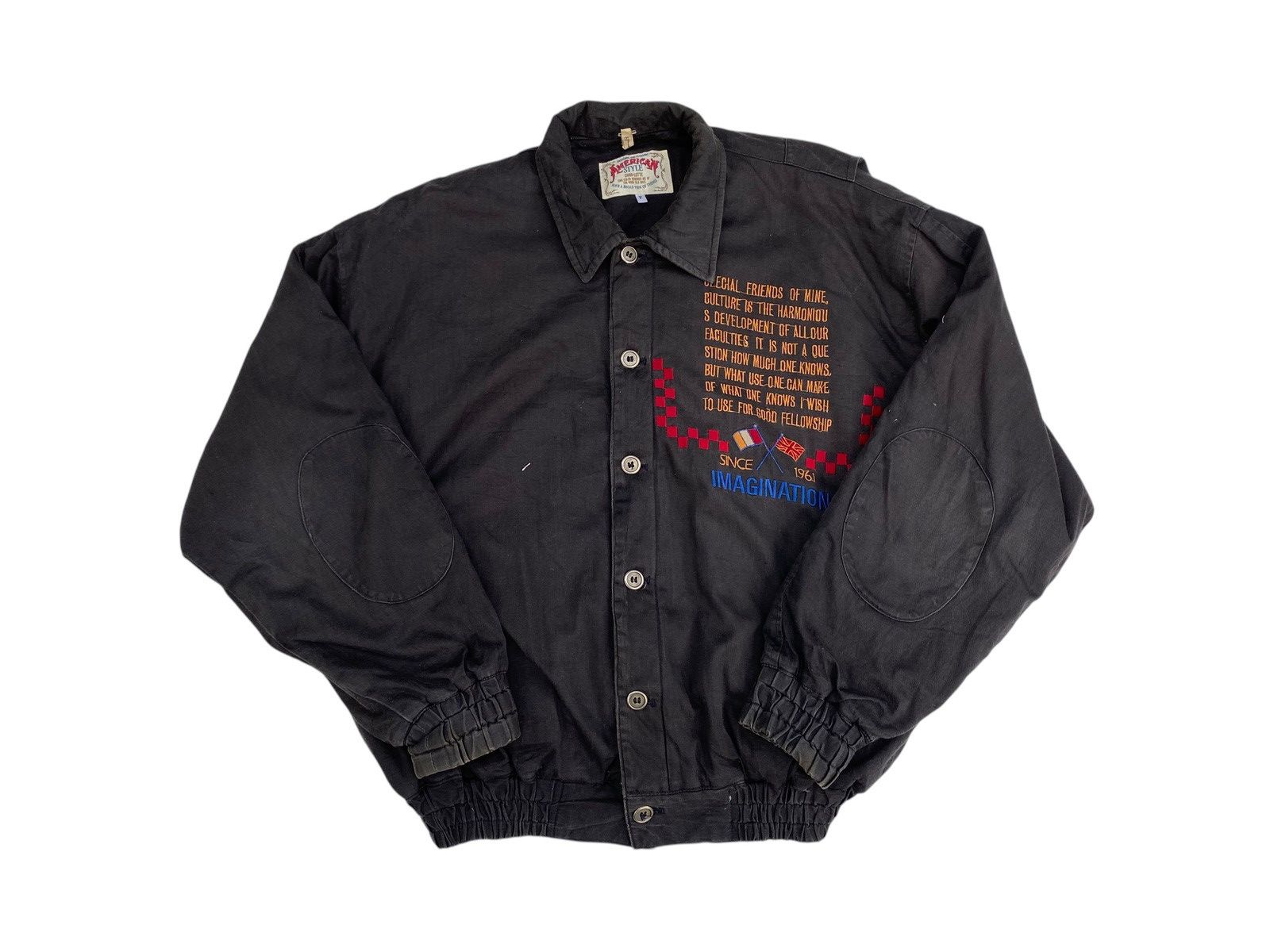 Vintage Vtg American Style Char-Lotte Jacket Bomber Size US XL / EU 56 / 4 - 2 Thumbnail