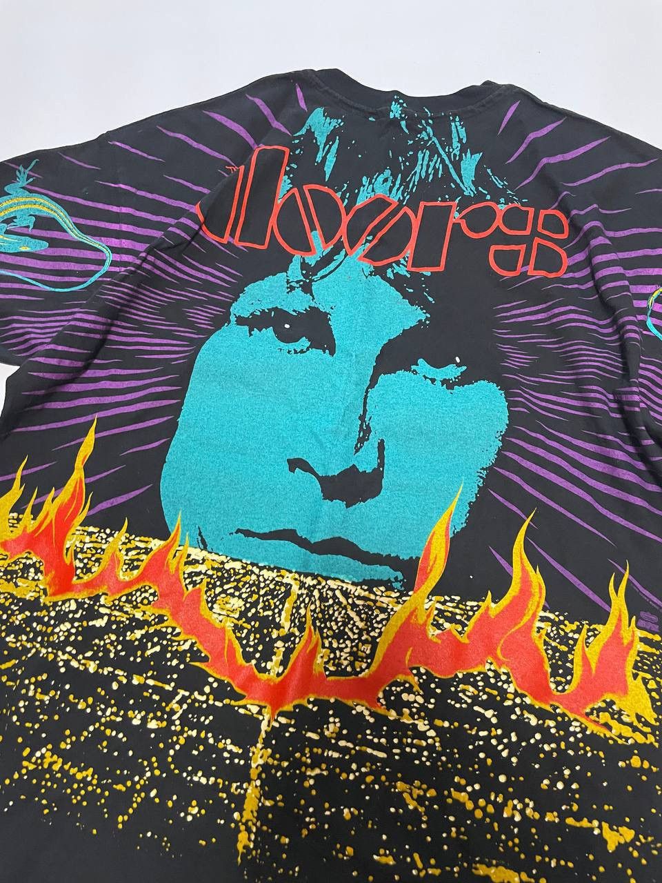 Band Tees The Doors Very Rare Vintage Single Stitch 1992 Over Print Size US XL / EU 56 / 4 - 3 Thumbnail