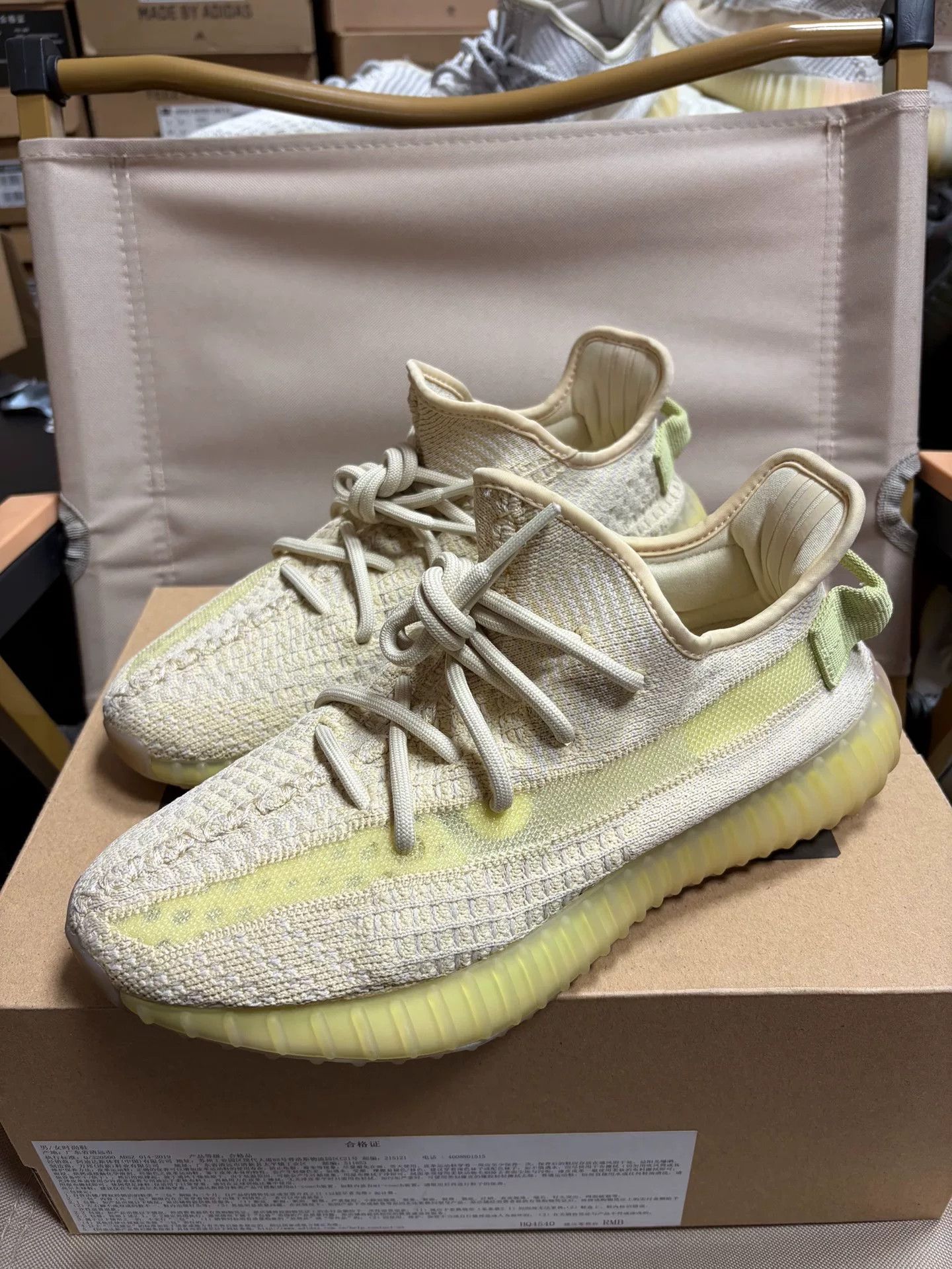 Adidas Adidas YEEZY350 Limited Yellow Lowtop Sneakers 40 Men Size US 7.5 / EU 40-41 - 1 Thumbnail
