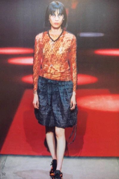 Walter Van Beirendonck Walter Van Beirendonck Spring / Summer 1998 Orange Scale Top Size US M / EU 48-50 / 2 - 9 Thumbnail