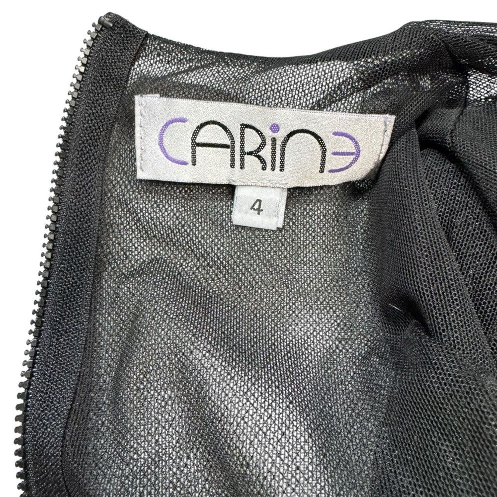 Other Vintage Carine Tulle Short Sleeve Black Top Size 4 Size S / US 4 / IT 40 - 6 Thumbnail