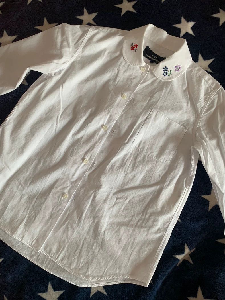 Comme des Garcons Comme Des Garcons Floral embroidered shirt Size S / US 4 / IT 40 - 1 Thumbnail