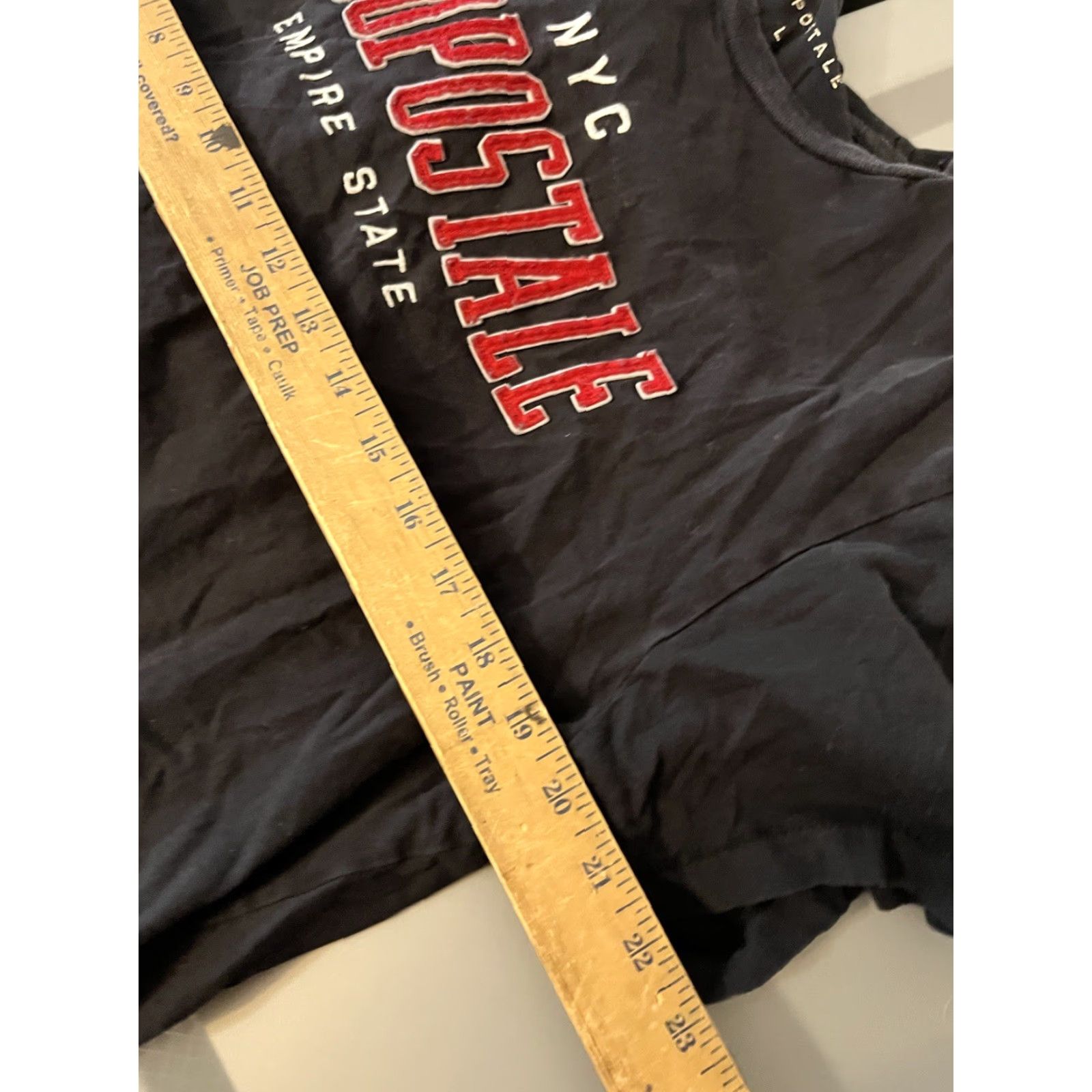 Aeropostale Aeropostale Mens T-Shirt Large Black Logo Short Sleeve Casual - Regular Fit Shirt Adult Mens Size US L / EU 52-54 / 3 - 5 Thumbnail