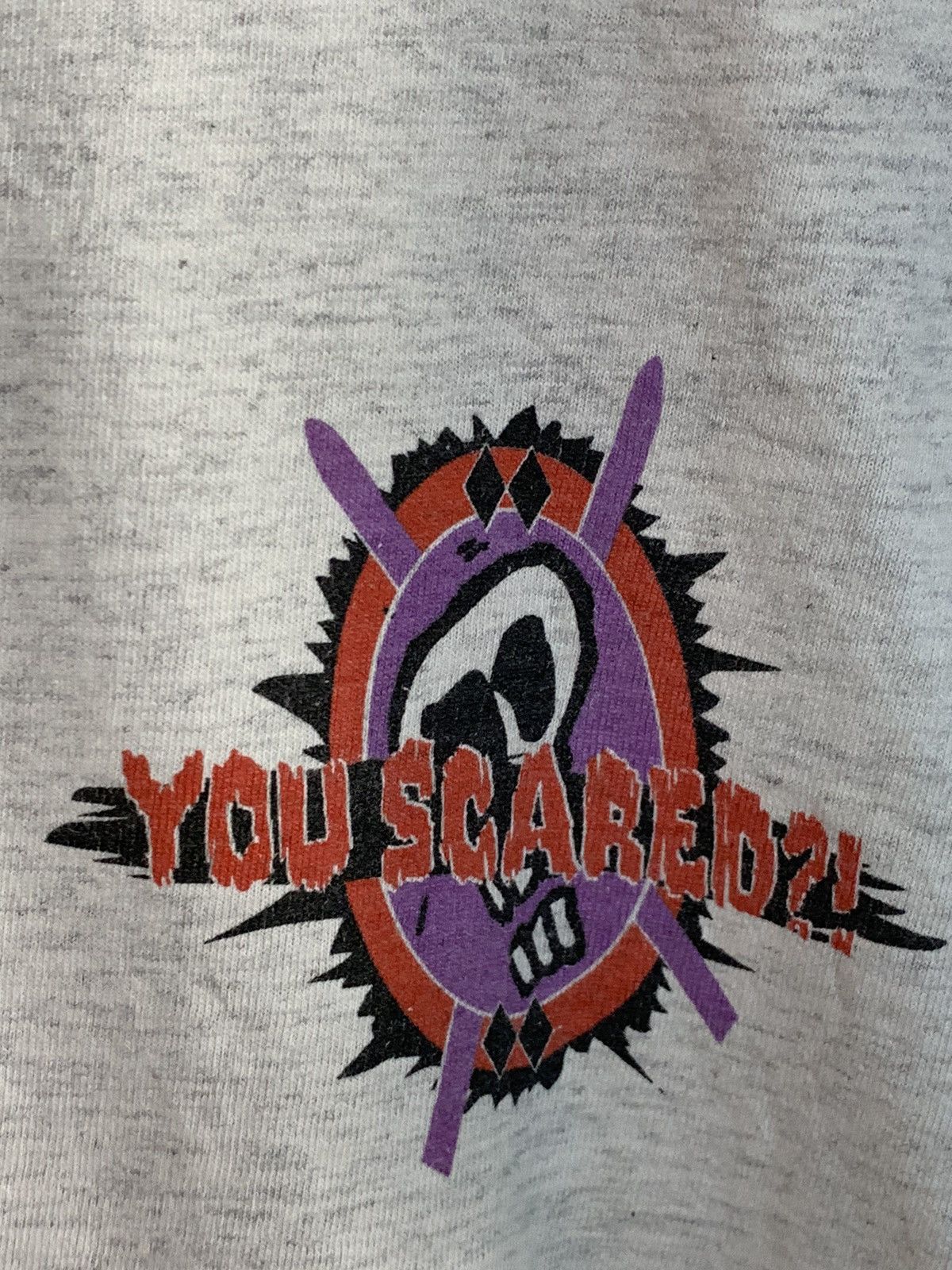 Vintage *RARE* Vintage 90’s You Scared?! Ski Snowshoe Skiing T-Shirt Size US XL / EU 56 / 4 - 6 Thumbnail