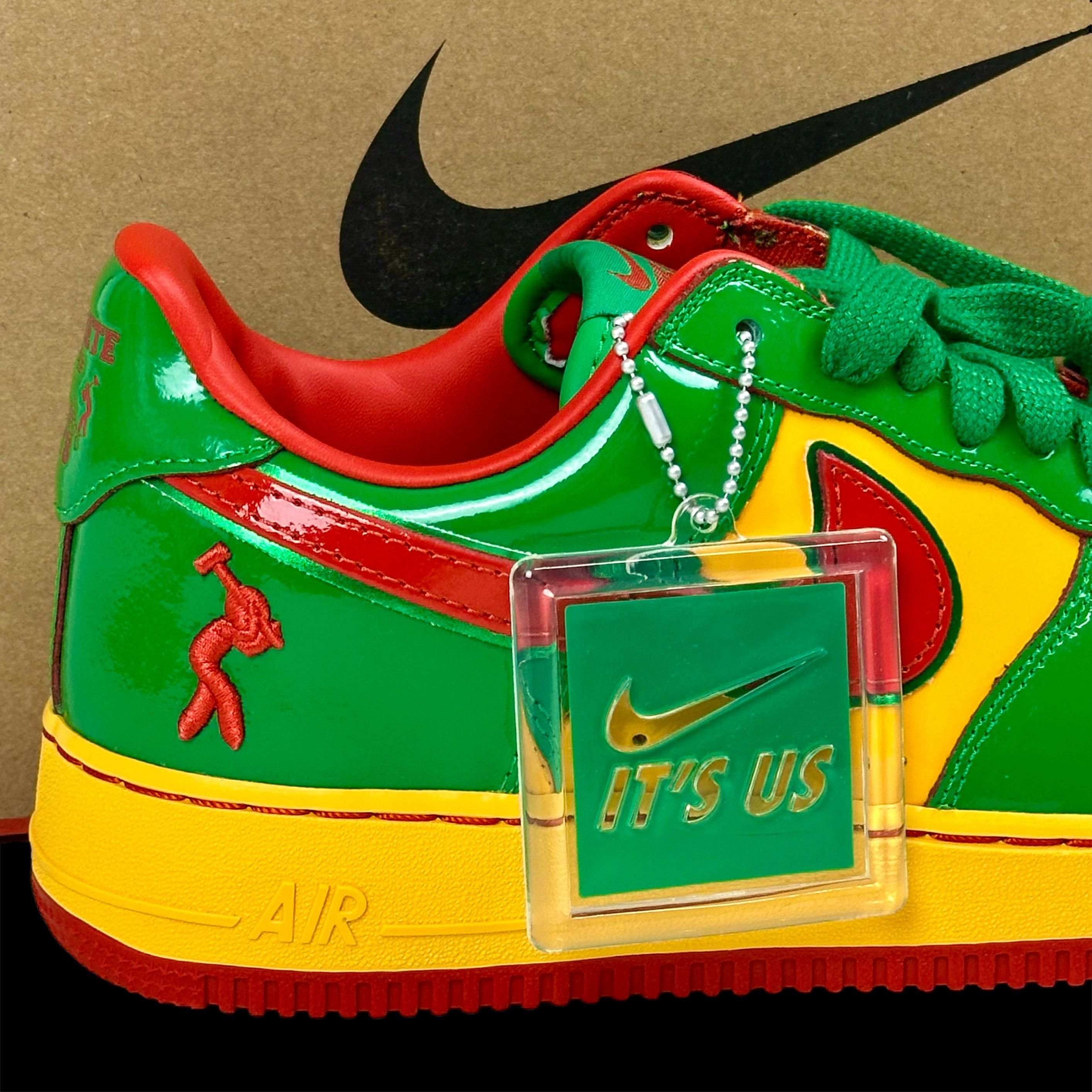 Lil Yachty × Nike 2025 lil yachty // nike air force 1 rasta lucky green bape Size US 9.5 / EU 42-43 - 4 Thumbnail