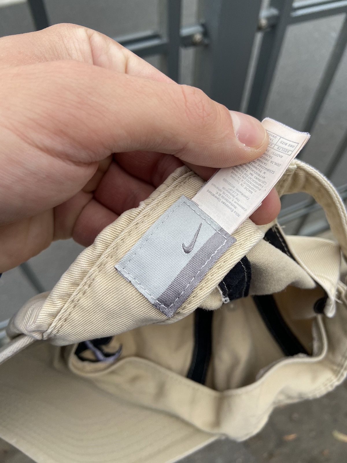 Nike × Vintage Nike Vintage Center Swoosh Cap Size ONE SIZE - 6 Thumbnail