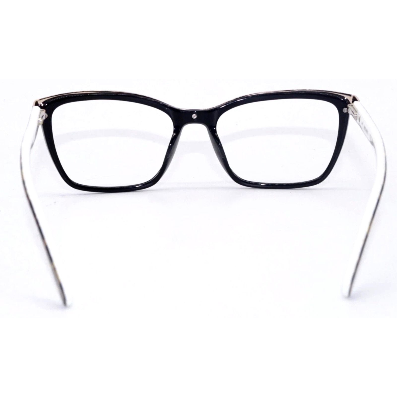 Nine West NINE WEST NW 5221 001 BLACK WHITE EYEGLASSES FRAMES 54-17 Size ONE SIZE - 3 Thumbnail