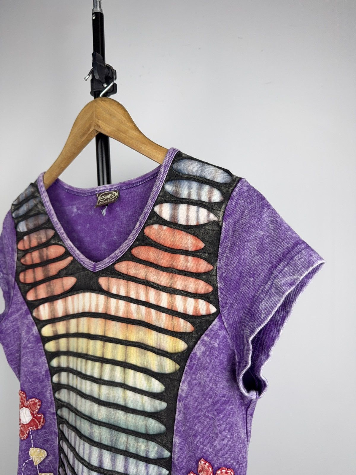 Japanese Brand 00s Retro Y2K Japanese Shredded Top Cyber Grunge Archive XL Size XL / US 12-14 / IT 48-50 - 6 Thumbnail