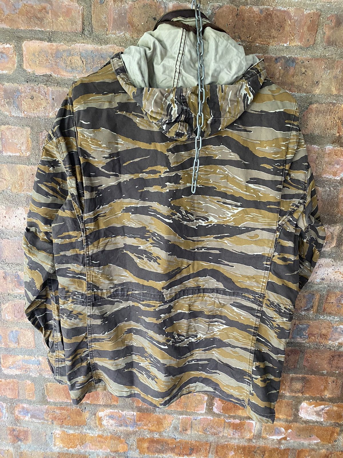Hysteric Glamour 1990s HG tiger Stripe Patch Camo Military Jacket Size US L / EU 52-54 / 3 - 10 Thumbnail