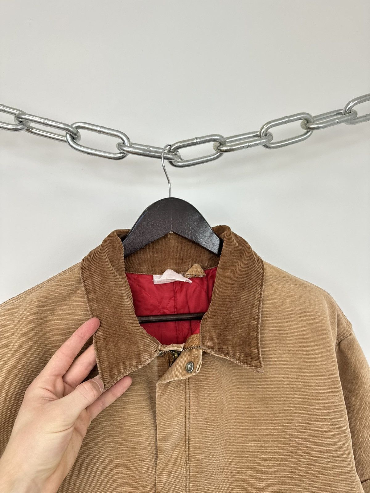 Carhartt Vintage 90s Carhartt USA Distressed Cropped Detroit Jacket Size US S / EU 44-46 / 1 - 7 Thumbnail