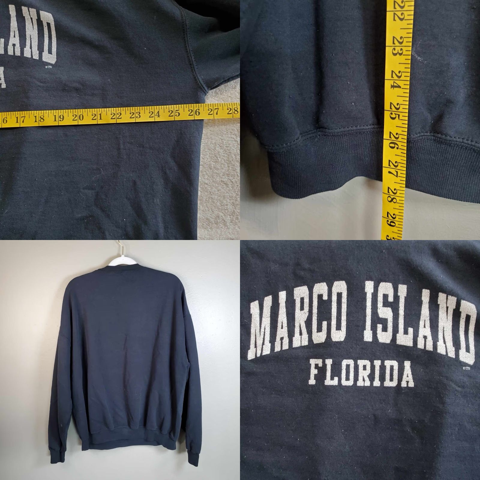Jerzees VINTAGE Jerzees Creneck Sweater Grunge XL Blue Pullover Big & Tall XLT Mens Flaws Size US XL / EU 56 / 4 - 8 Thumbnail