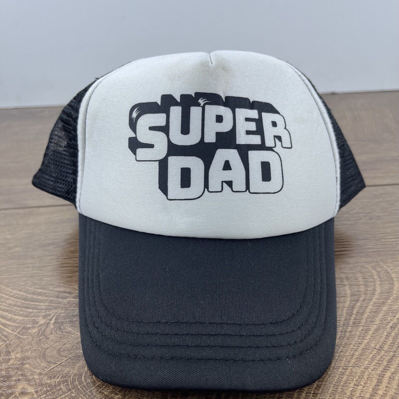 Other Super Dad Hat Super Dad Snapback Hat Black Cap Hat Adjustabl Size ONE SIZE - 3 Thumbnail