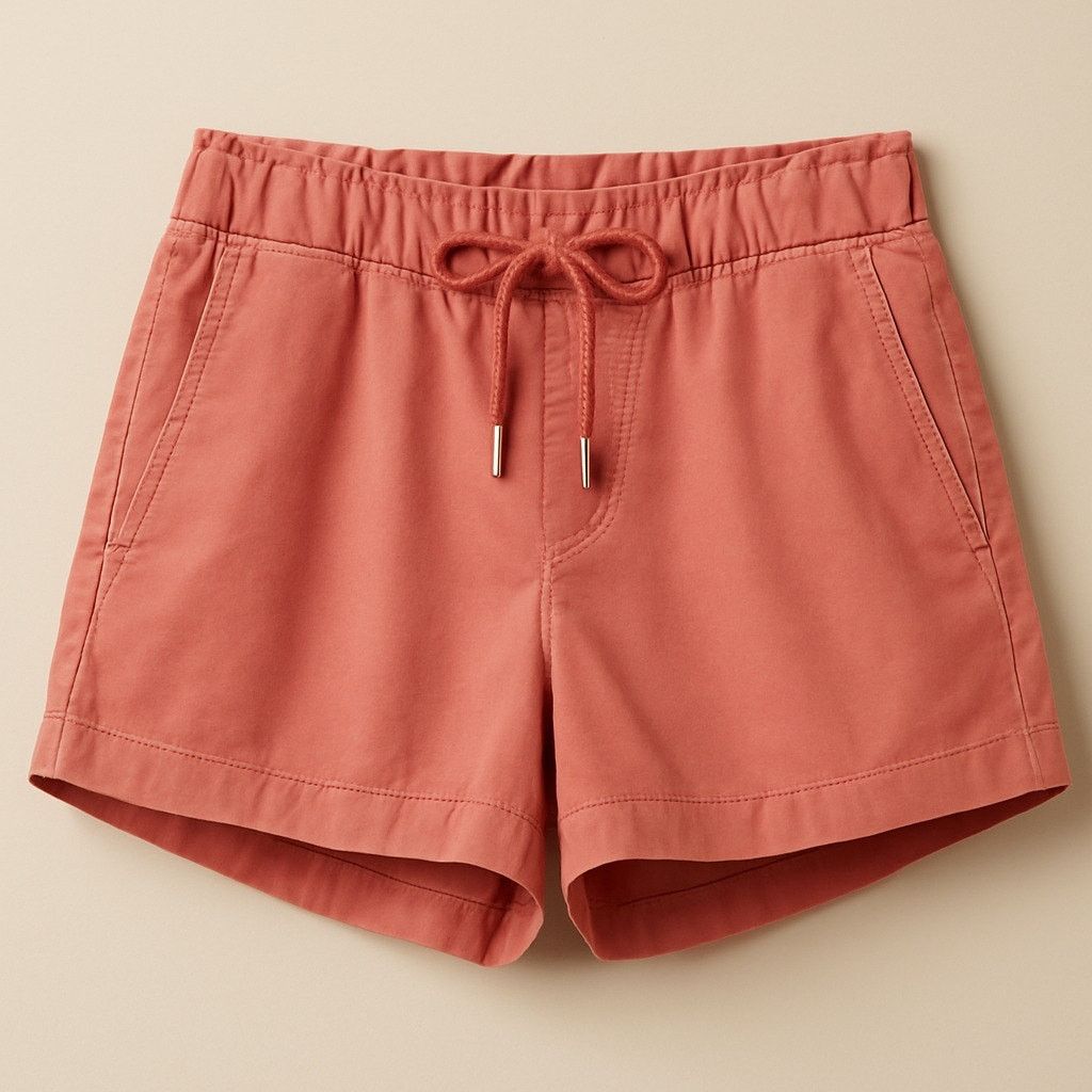 Loft LOFT Pull On Soft Twill Shorts Red Womens SP Small Petite Size 27" / US 4 / IT 40 - 1 Thumbnail