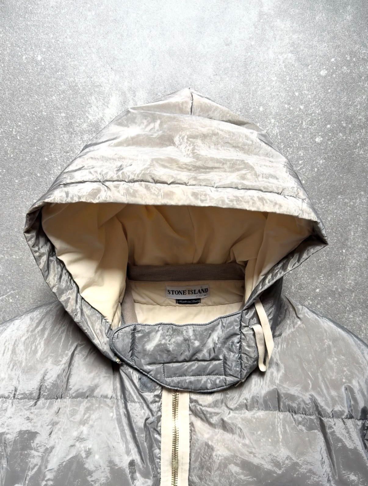 Stone Island Stone Island AW00 Raso Pure Metal Shell Jacket Size US XL / EU 56 / 4 - 8 Thumbnail
