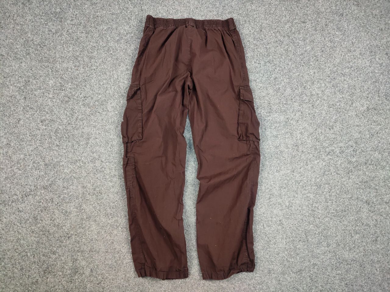 Japanese Brand Vintage Japanese Baggy Brown Cotton Cargo Pants Y2K Style Size US 30 / EU 46 - 10 Thumbnail