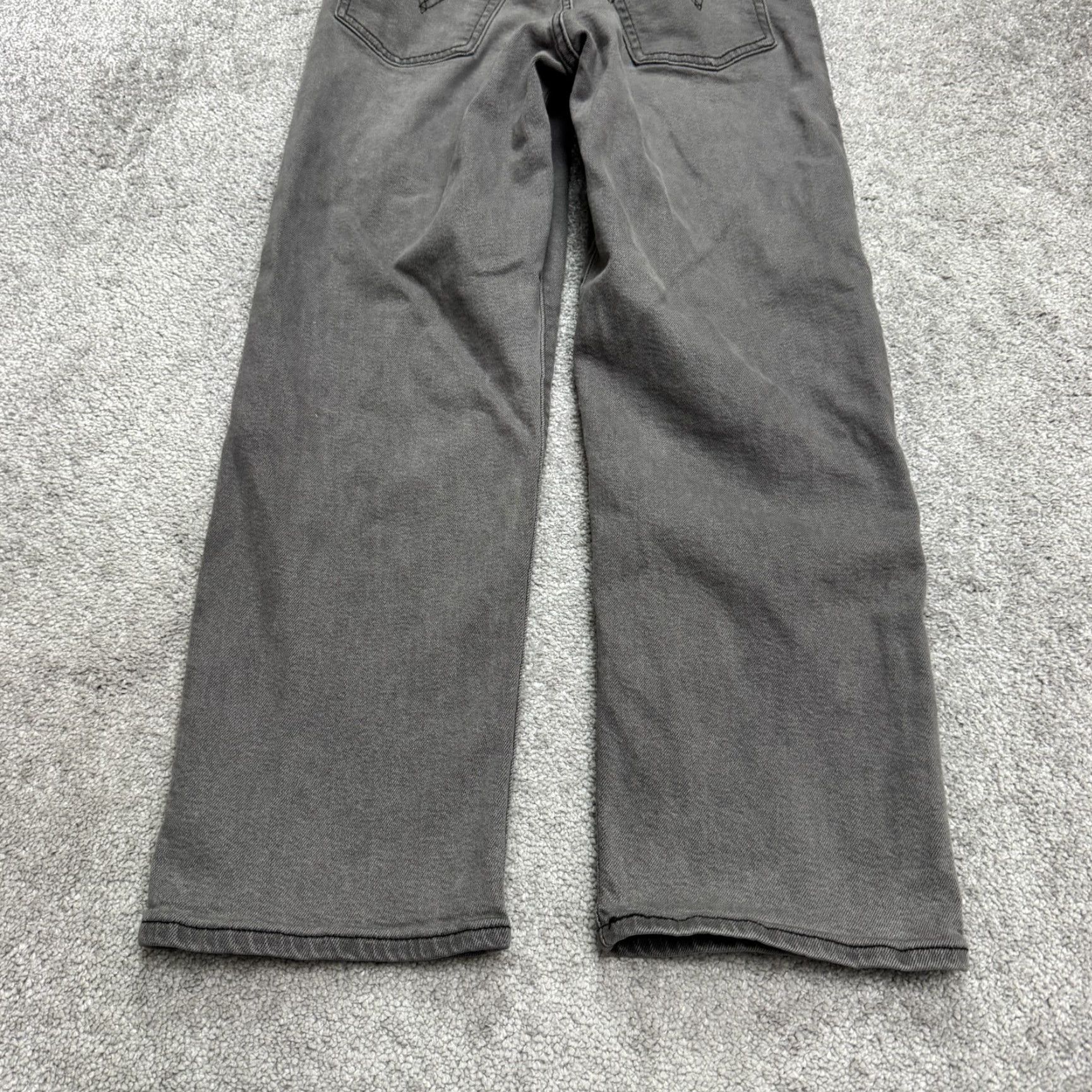 Levi's Levi's Ribcage Straight Leg Ankle Denim Jeans Women 27 Gray Button Fly High Rise City Streetwear - Mens? Size 27" / US 4 / IT 40 - 3 Thumbnail