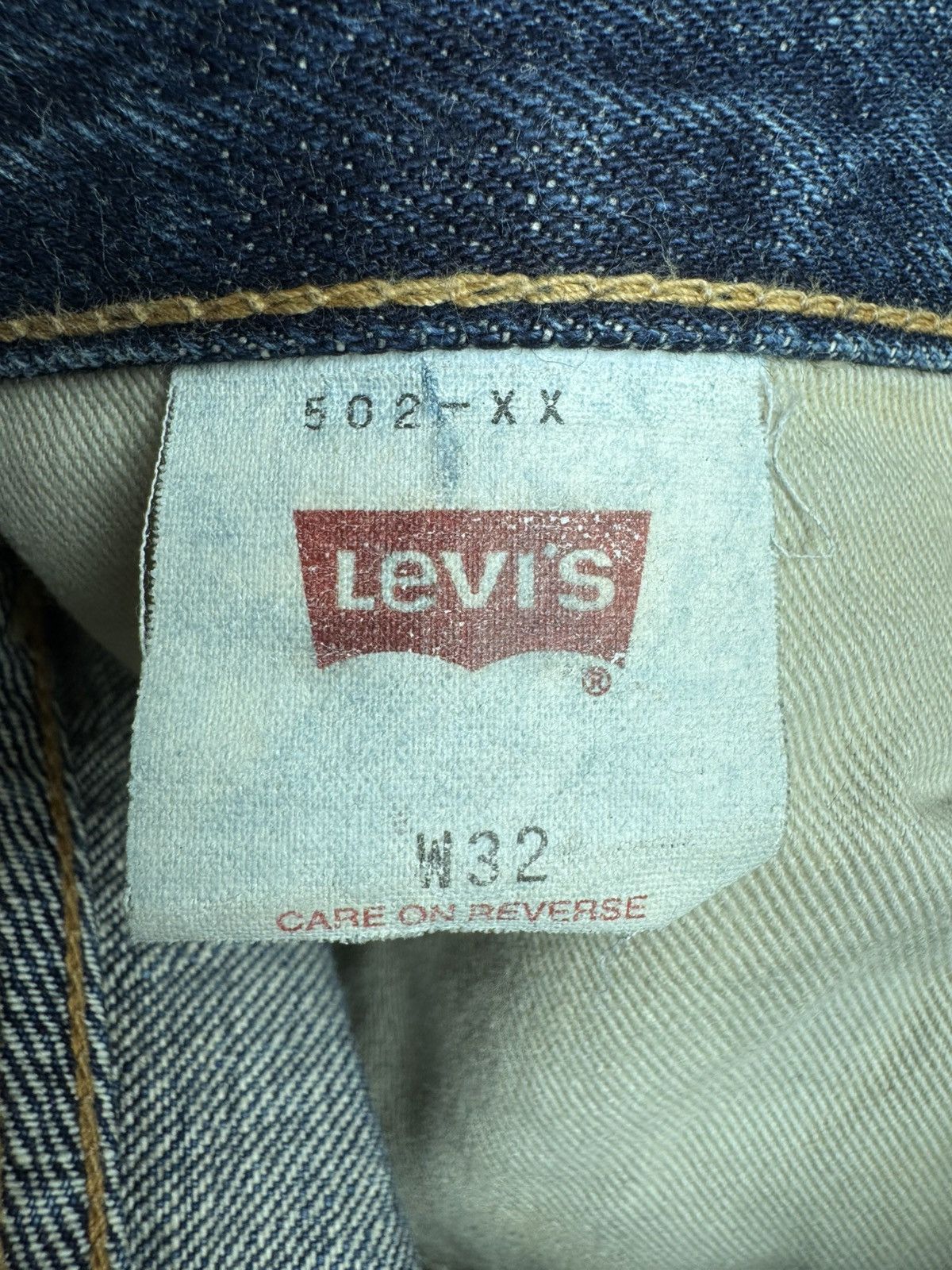 Levi's VERY RARE VINTAGE PANTS DENIM JEANS LEVIS BIG E 502 SELVEDGE Size US 32 / EU 48 - 9 Thumbnail