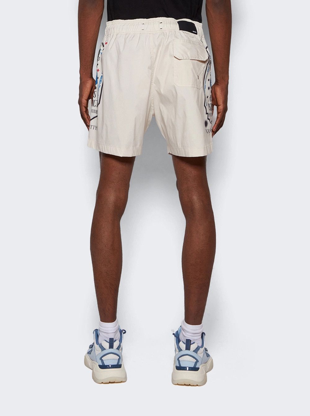 Amiri o1mle0925 Amiri Fortune Swim Trunks Short in White Size US 32 / EU 48 - 5 Thumbnail
