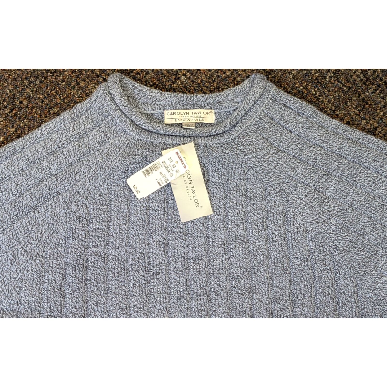 Vintage NWT Kohl's Carolyn Taylor Essentials XL Dusty Plum Womens Long Sleeve Sweater Size XL / US 12-14 / IT 48-50 - 2 Thumbnail