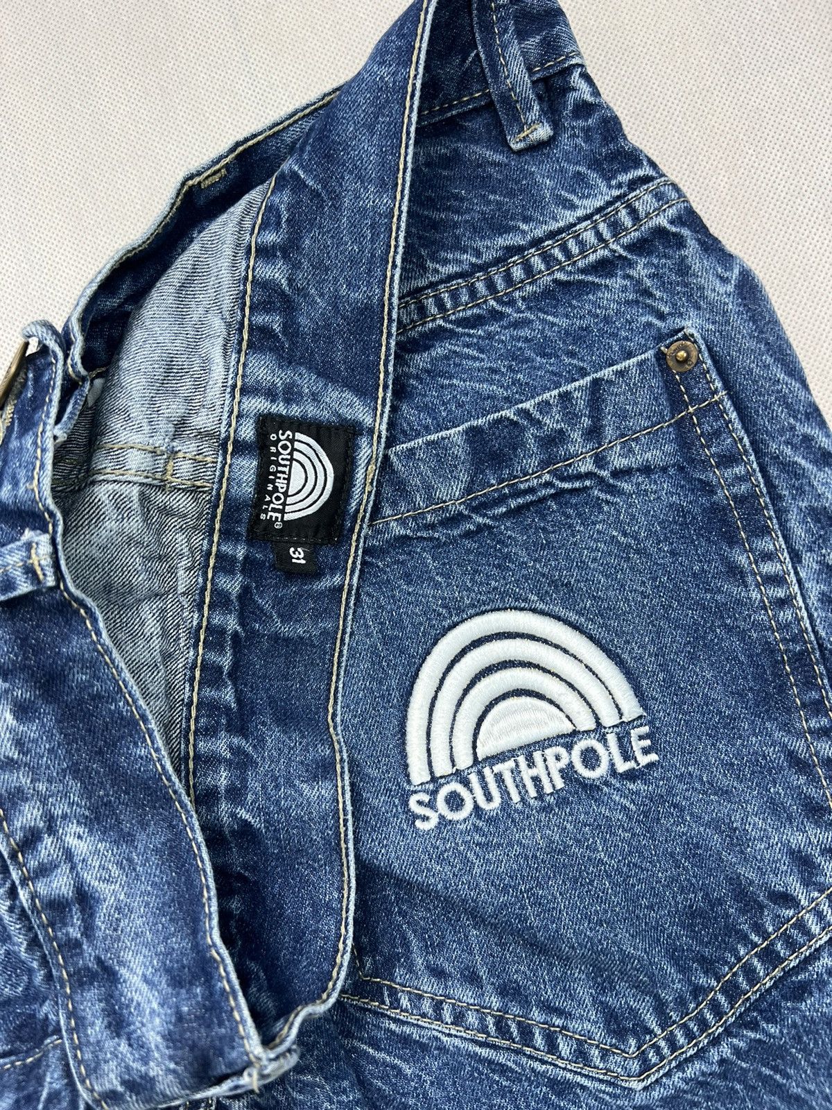 Southpole × Vintage Pants Southpole Jeans Vintage Hip Hop Rap Size US 31 - 3 Thumbnail