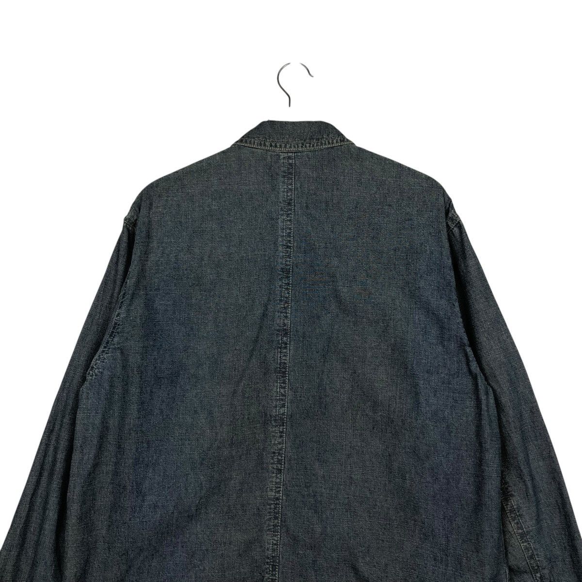Japanese Brand 🔥VINTAGE CHORE WORK JACKET DENIM CROCODILE ISSEY MIYAKE Size US L / EU 52-54 / 3 - 11 Thumbnail