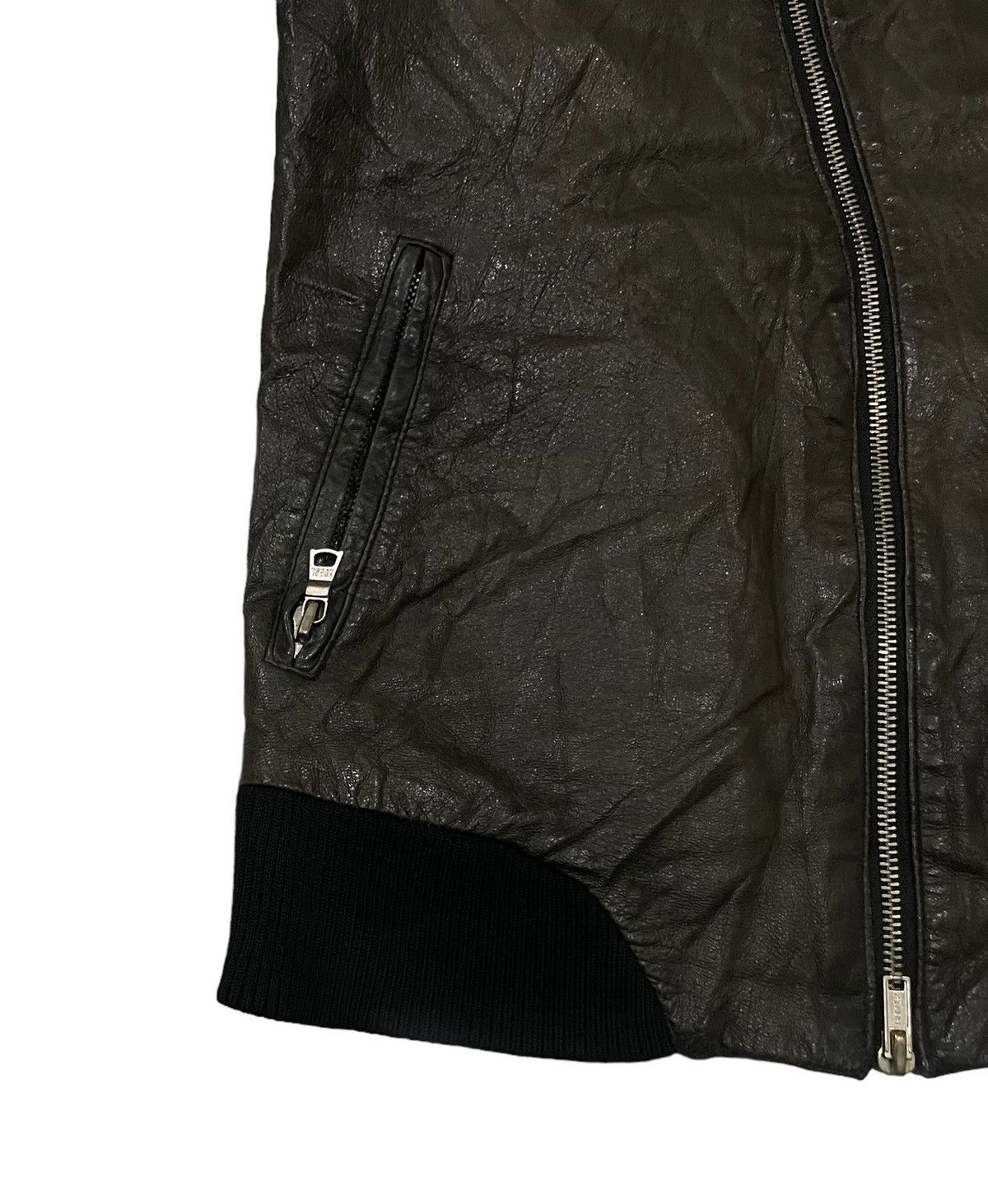 If Six Was Nine Vintage LHP Asymmetric Seditionaries Hoodie Leather Jacket Size US M / EU 48-50 / 2 - 5 Thumbnail