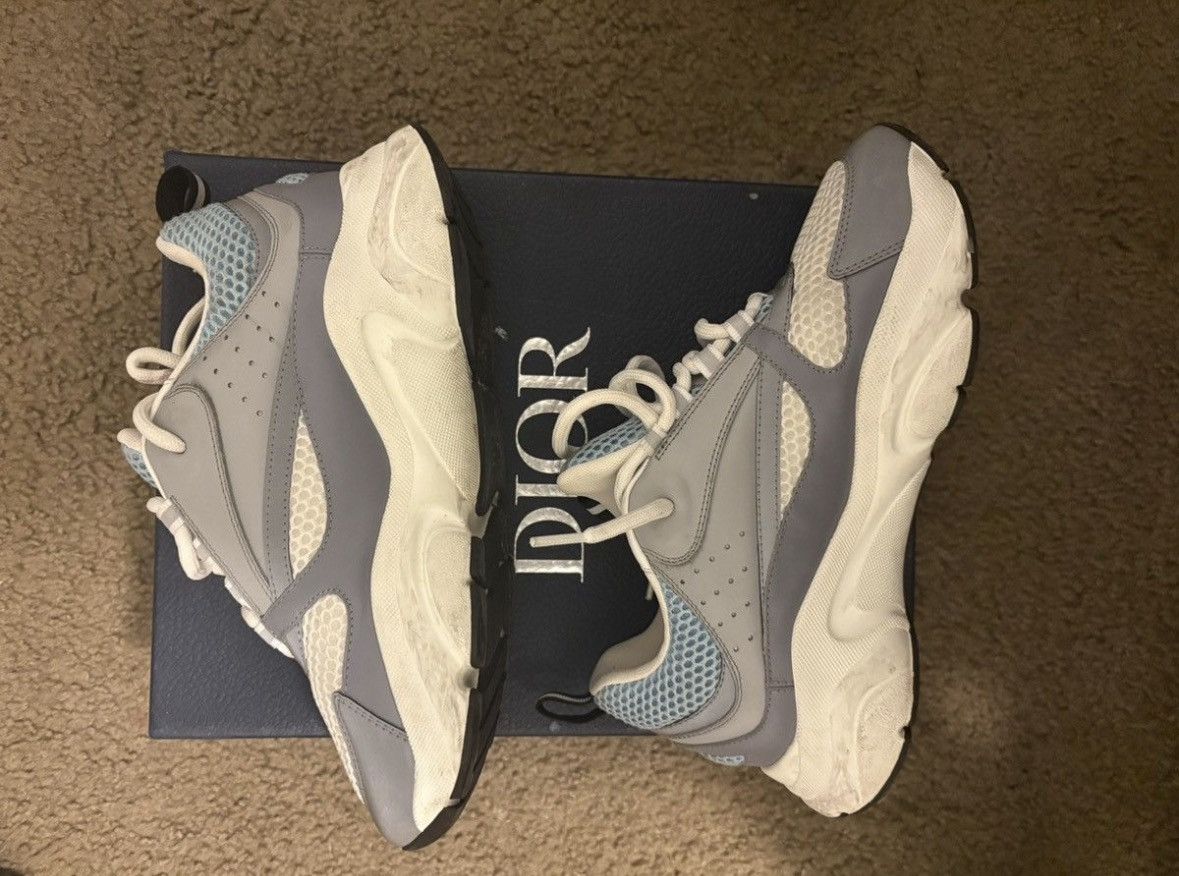 Dior Dior B22 ‘White Blue’ Size US 6.5 / EU 39-40 - 4 Thumbnail