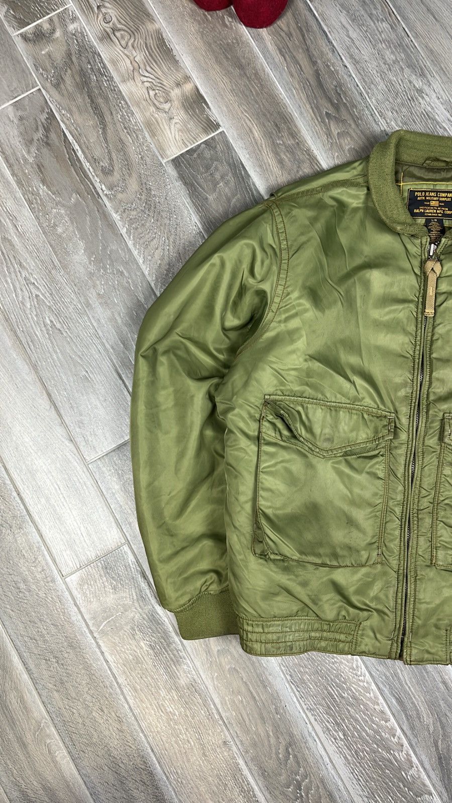 Polo Ralph Lauren × Vintage Rare❗️Vintage Nylon Ralph Lauren Polo Jeans Company bomber Size US L / EU 52-54 / 3 - 3 Thumbnail