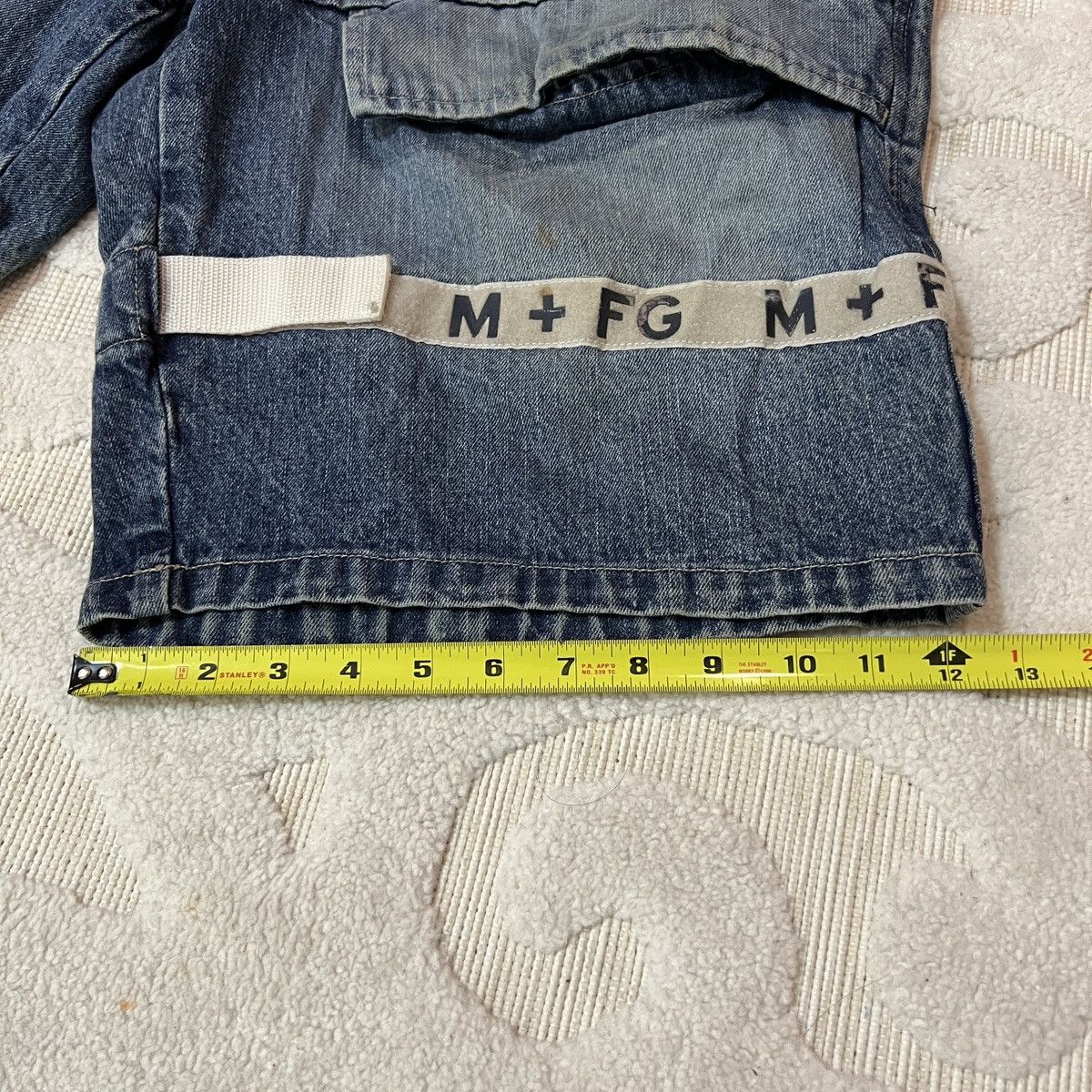 Marithe + Francois Girbaud Vintage Y2K Marithe Francois Girbaud Shuttle Tape Shorts Size US 38 / EU 54 - 10 Thumbnail
