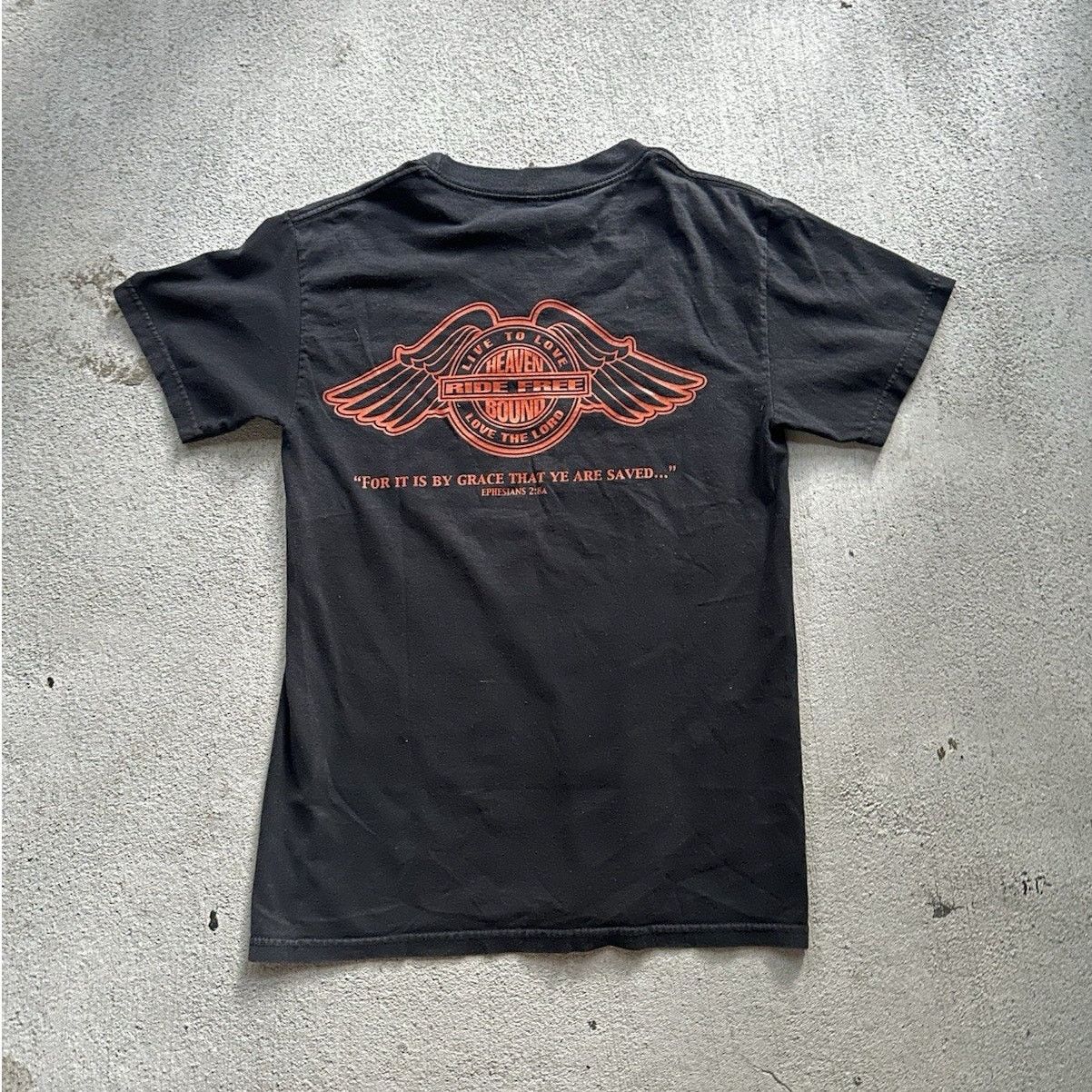 Harley Davidson × Vintage Vintage 2000 Ride Free to Eternal Life Jesus Biker Shirt Med Size US M / EU 48-50 / 2 - 3 Thumbnail
