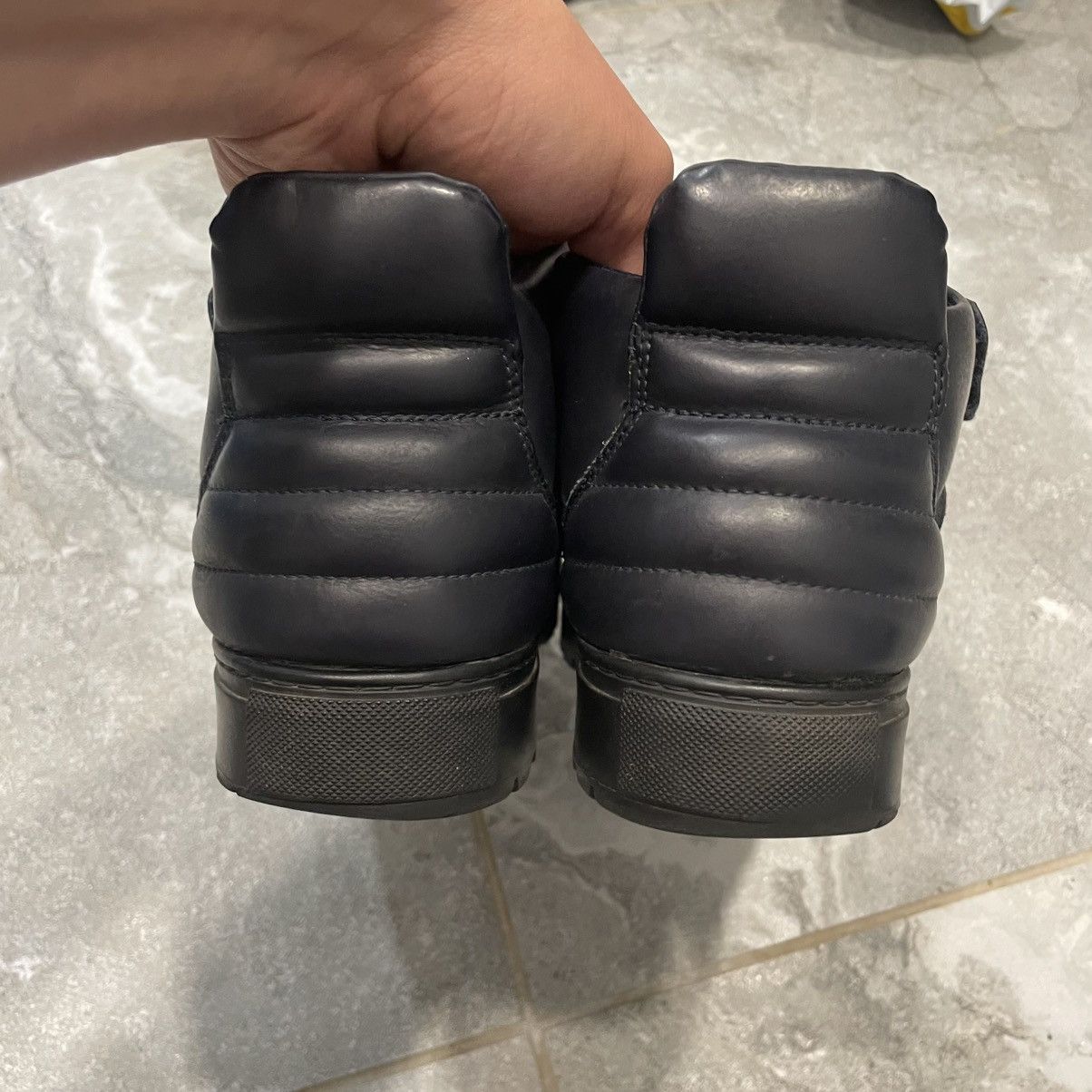 Designer × Dirk Bikkembergs Dirk Bikkembergs Black High Top Shoes Boots sneakers Size US 10 / EU 43 - 8 Thumbnail