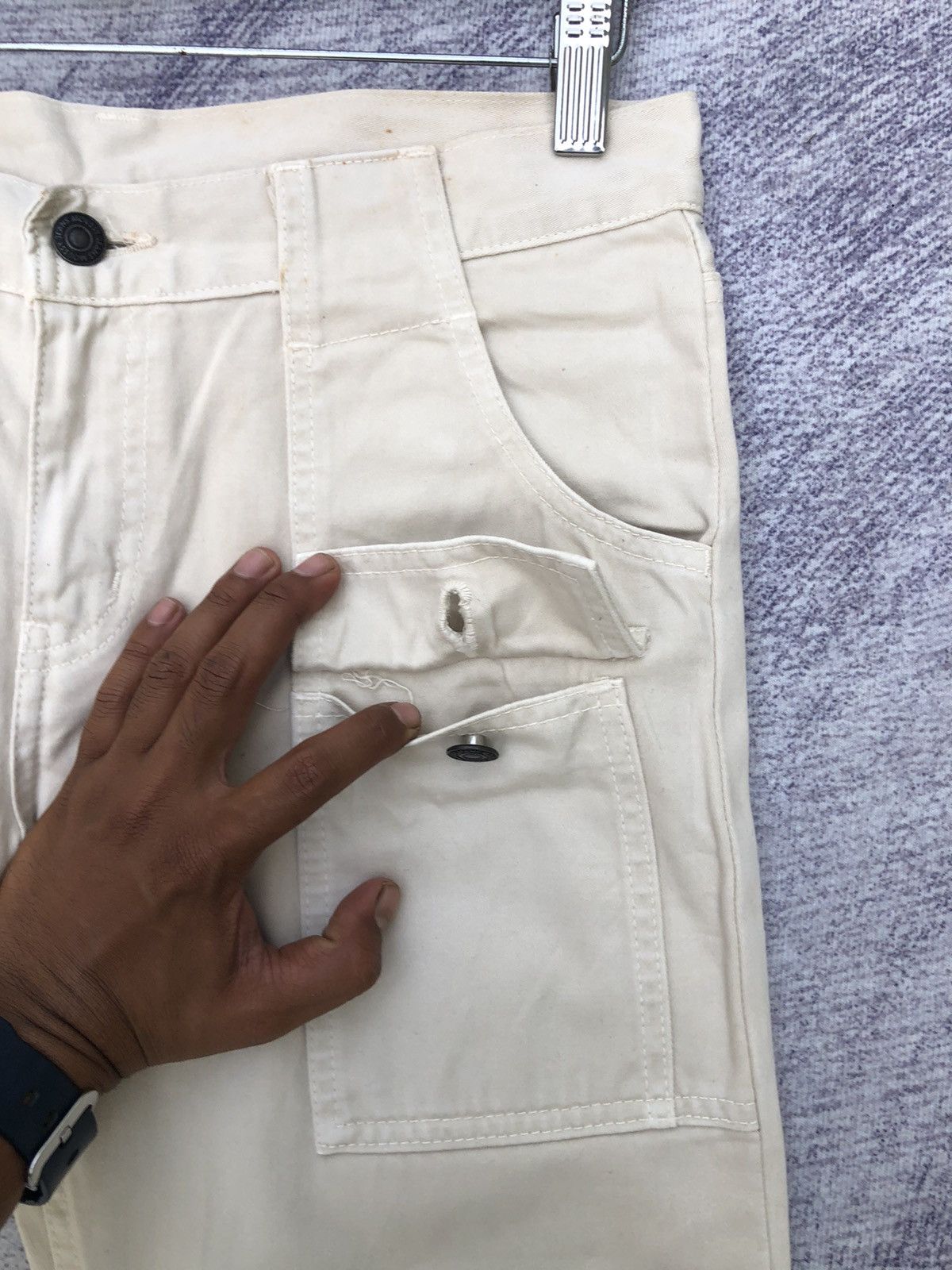 Designer × Seditionaries Vintage Cargo Bush Pocket Tactical Pants Boocut Style Size US 30 / EU 46 - 6 Thumbnail