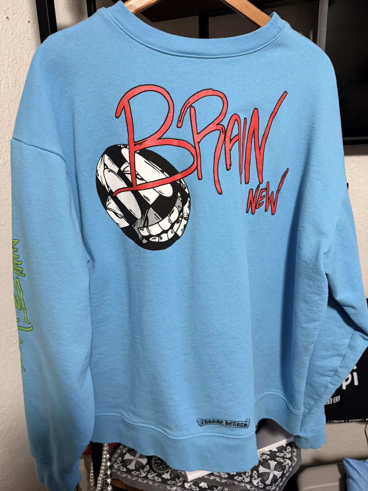 Chrome Hearts Chrome Hearts Matty Boy Brain New Crewneck Size US XXL / EU 58 / 5 - 5 Thumbnail