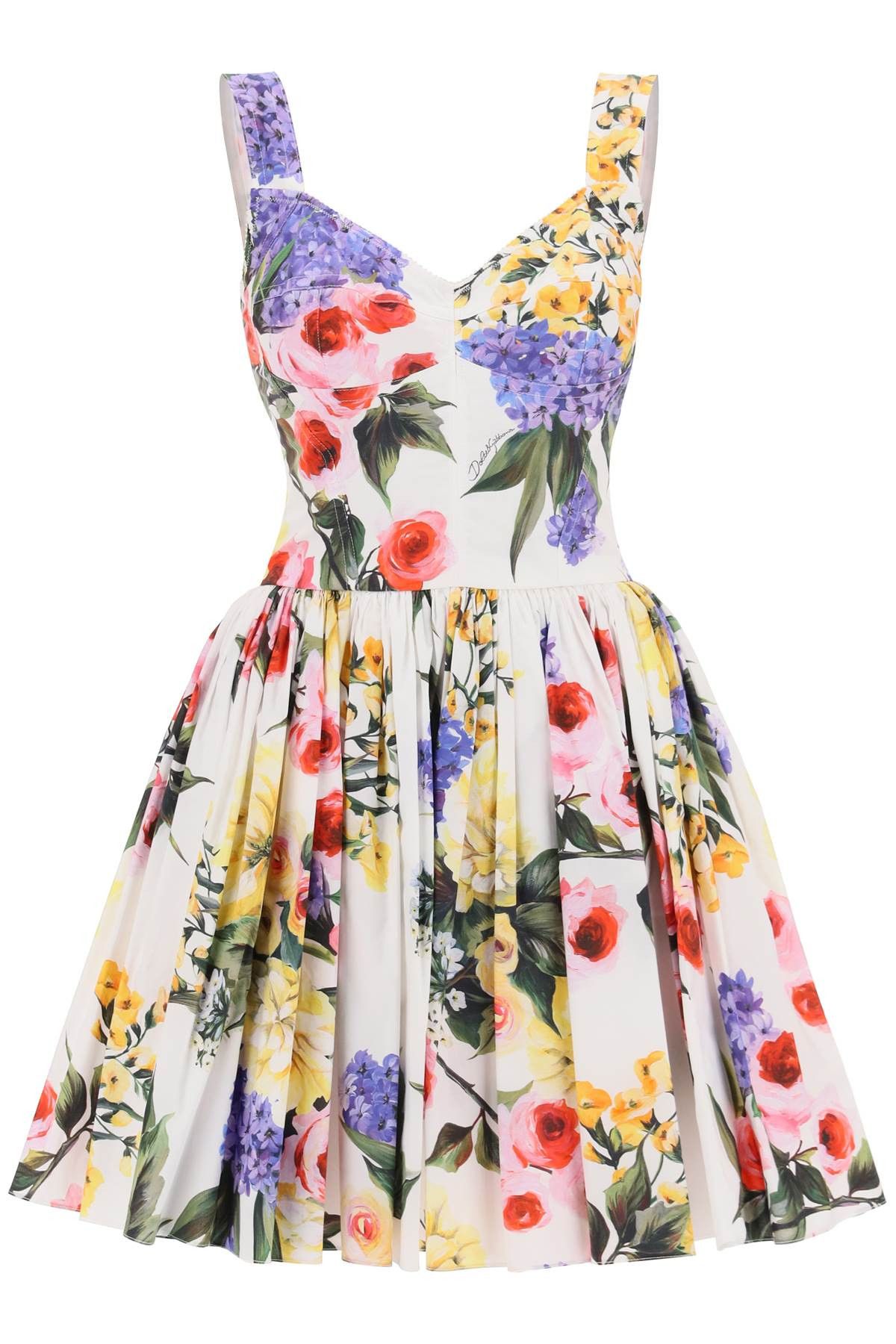 Dolce Gabbana Rose Garden Mini Dress