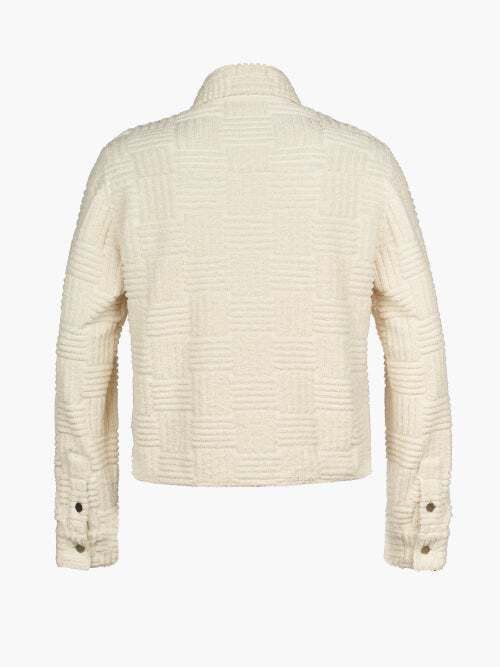 Bottega Veneta Terry Intreccio Jacqaurd Overshirt Jacket Size US L / EU 52-54 / 3 - 2 Thumbnail
