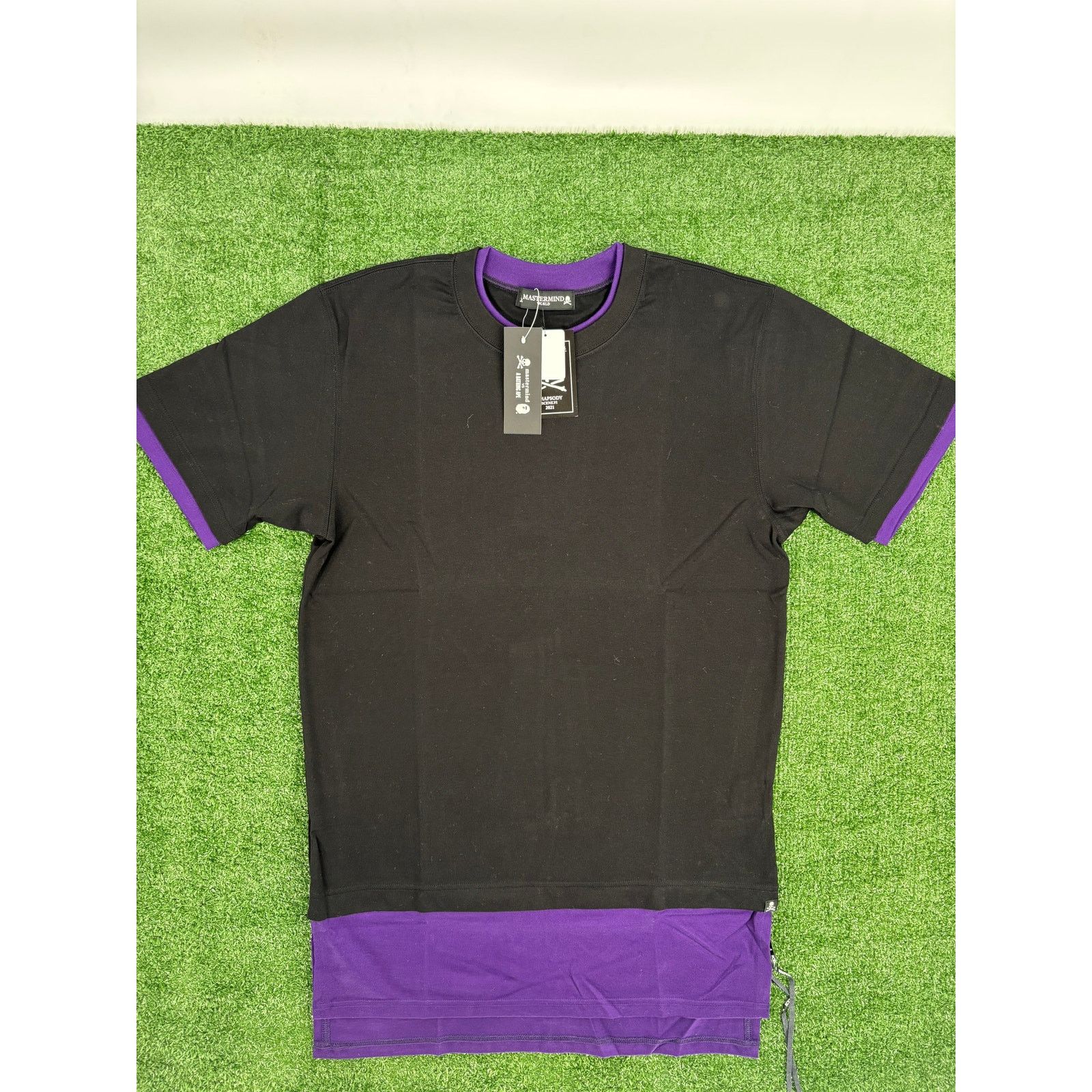 Mastermind Japan Mastermind World Layered Purple/Black T-Shirt Size Large Size US L / EU 52-54 / 3 - 2 Thumbnail